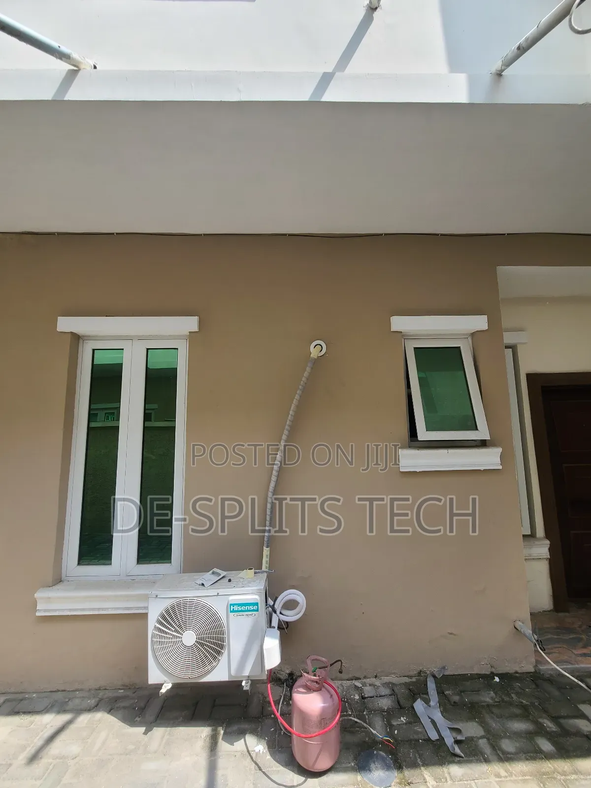 1hp Inveter Hisense Ac Professionally Installed by De-Splits Tech