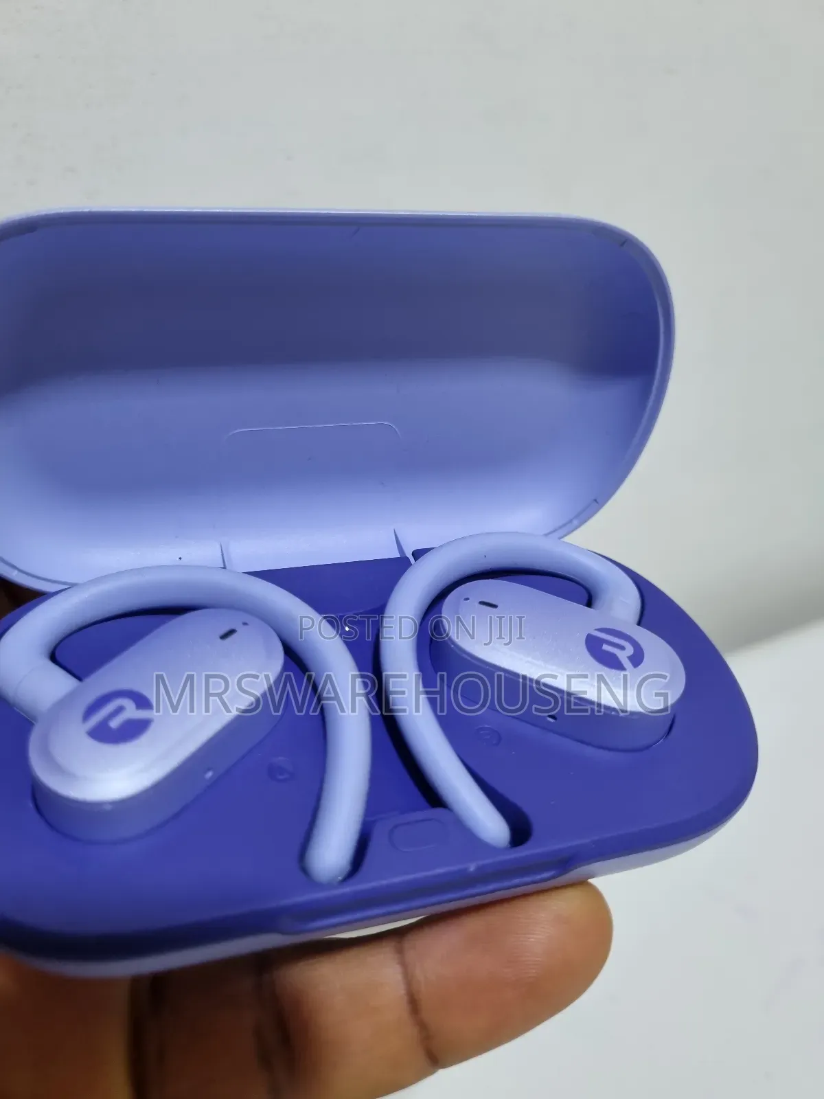 Raycon Fitness Open Ear Earbuds –40 Hours Battery Life (Purple)