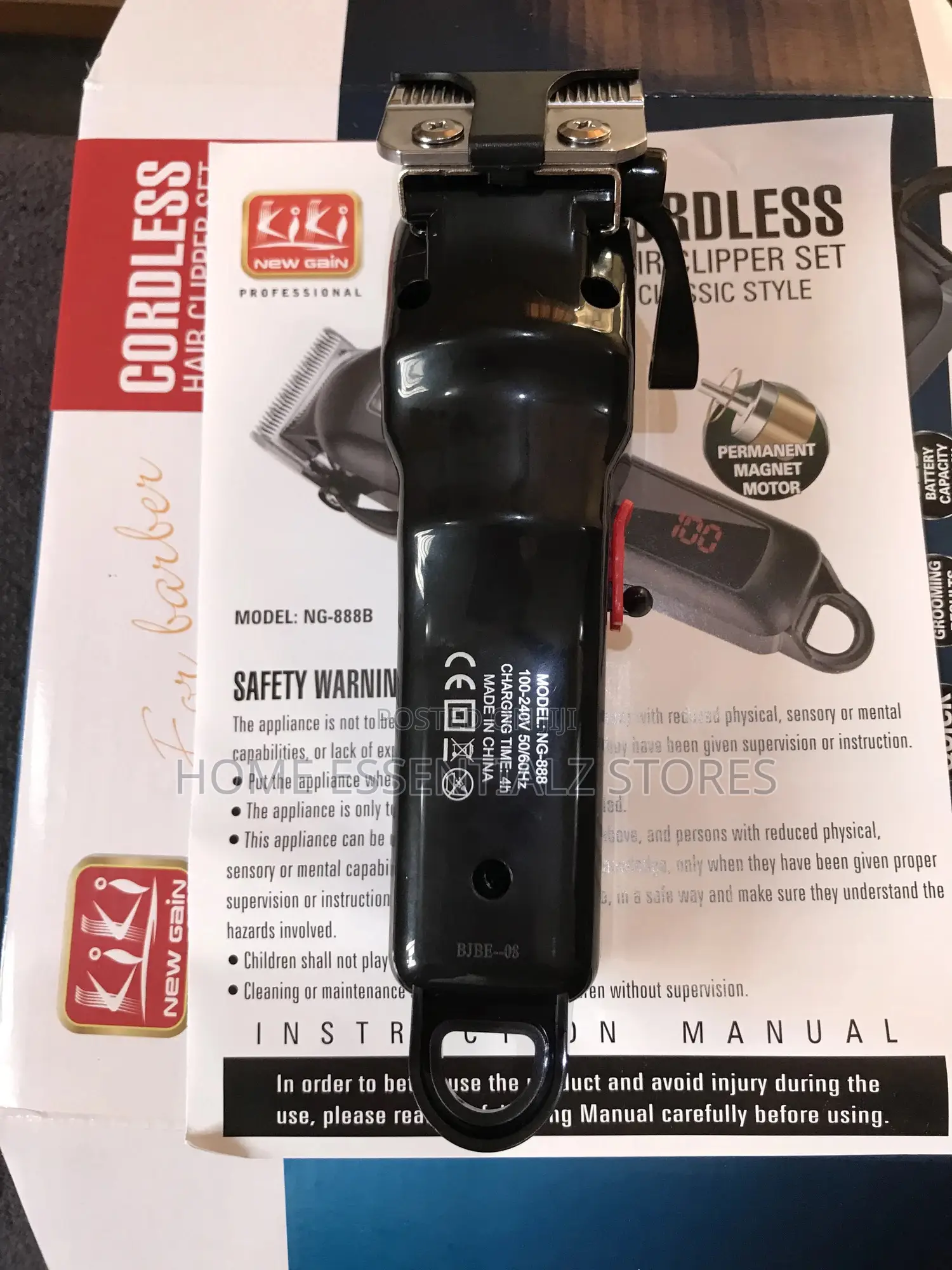 Improved Rechargeable Cordless Digital Kiki Clipper