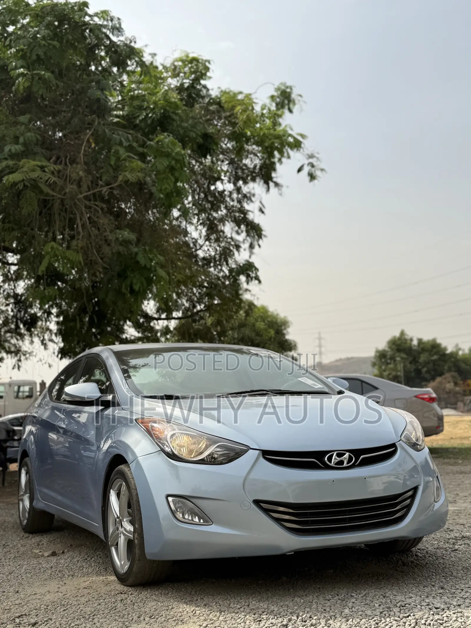 Hyundai Elantra Limited 2012 Blue