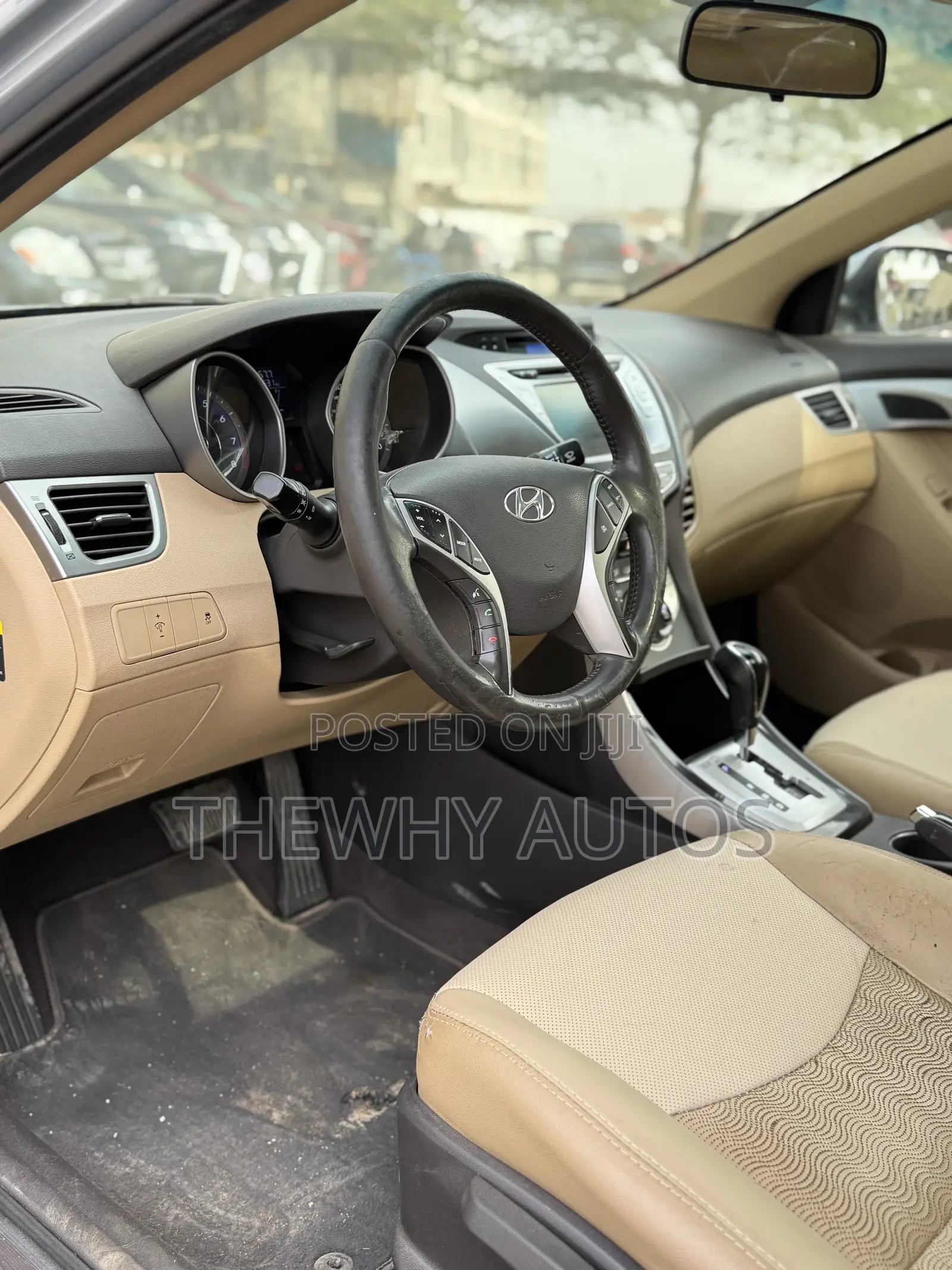 Hyundai Elantra Limited 2012 Blue