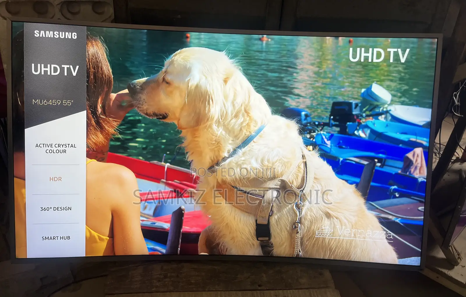 50 Inch Samsung Curved Smart Tv Wuth Free Netflix Subscription