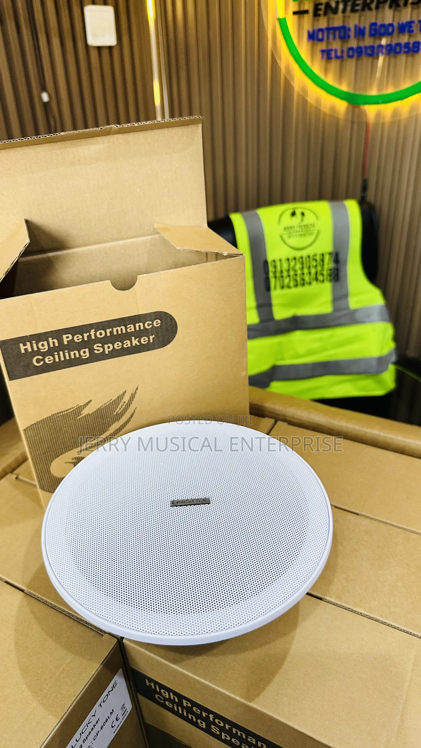 Luckytone 606lm Framless Ceiling Speakers