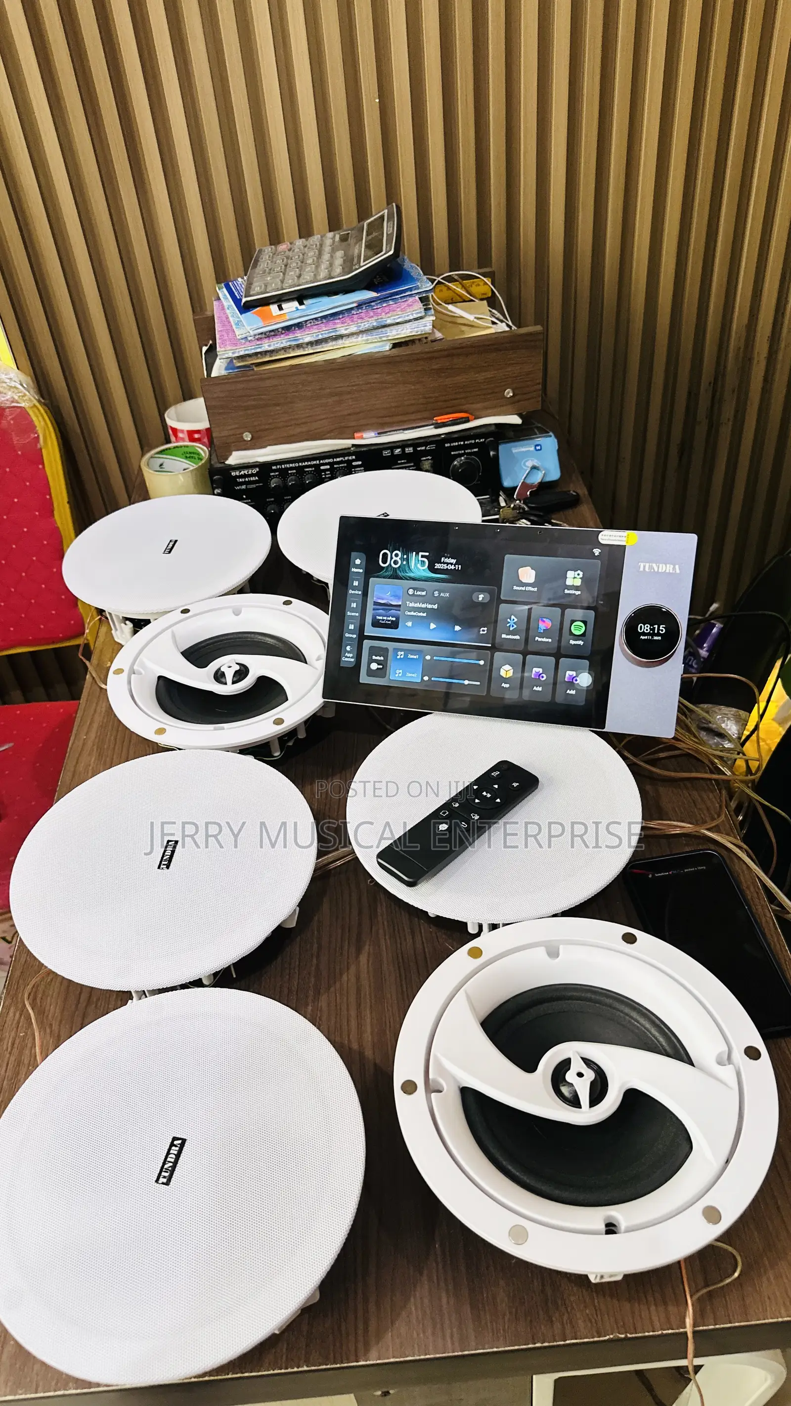 Full Home Automation With 60w Ceiling Speakers And Woofer