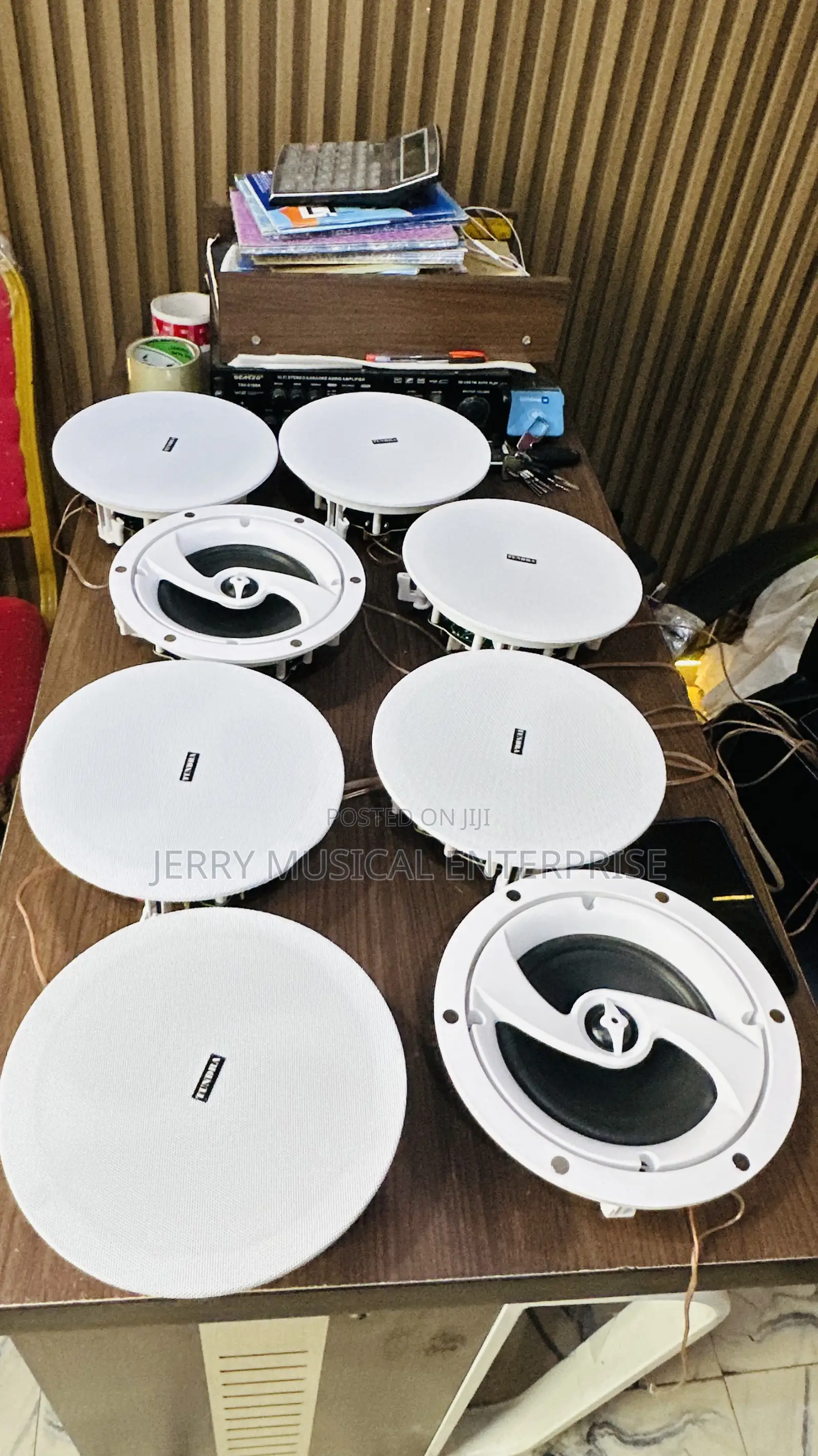 60watts Frameless Ceiling Speakers With Bass