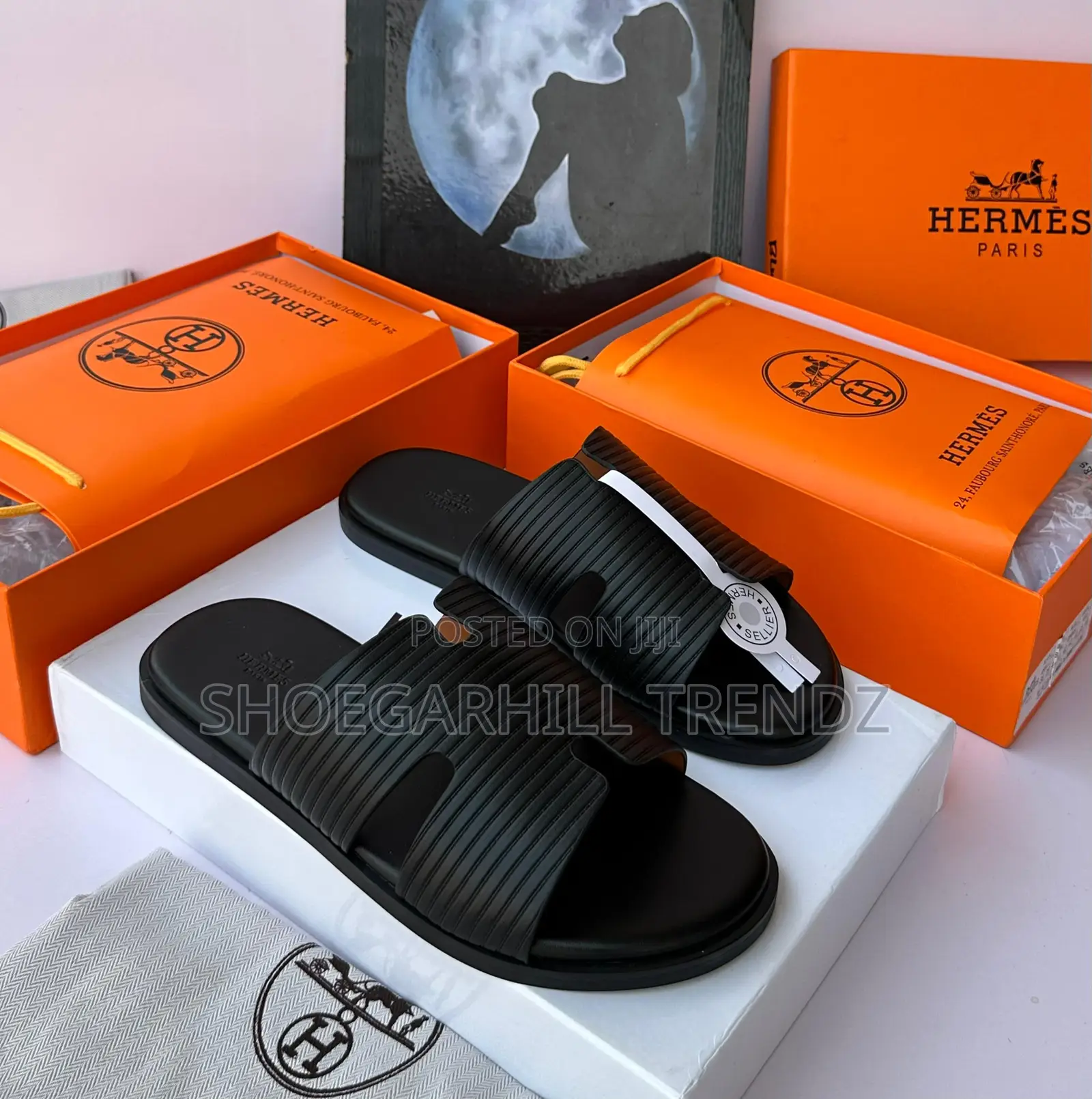 Quality Hermes Palm Slippers in Multiple Colours