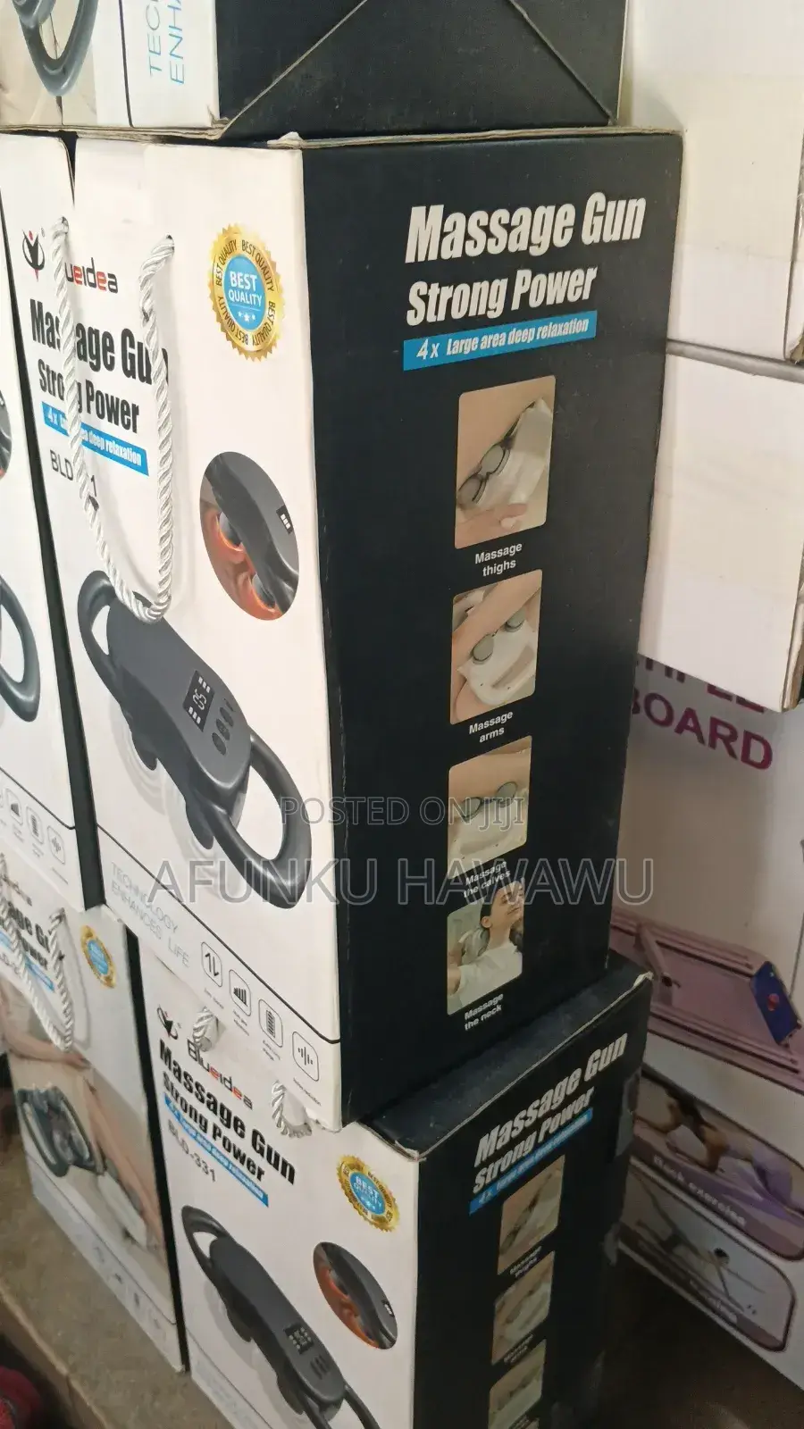 4 Head Massage Gun Strong Power