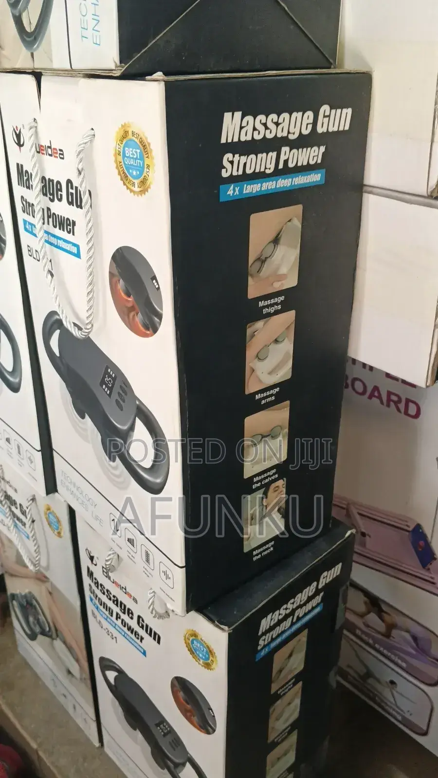 4 Head Massage Gun Strong Power