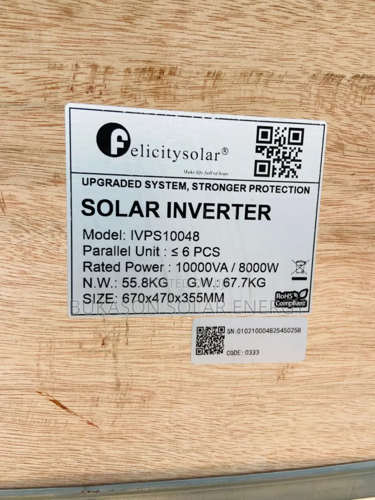 10kva 48v Felicity Inverter