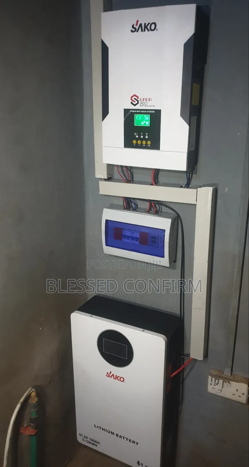 5kwh Solar Installation With 5.5kva Hybrid Inverter
