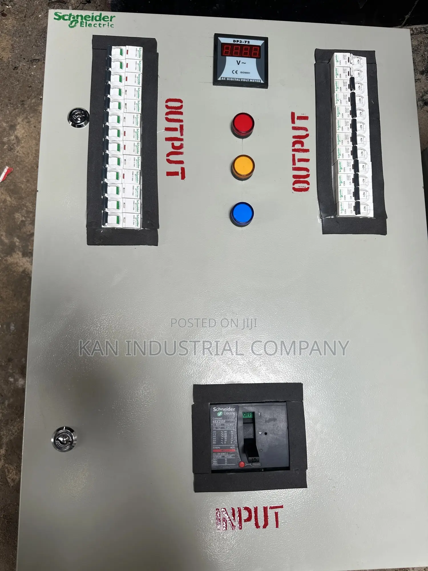 Mcb Breaker Output With 250amps Main Input