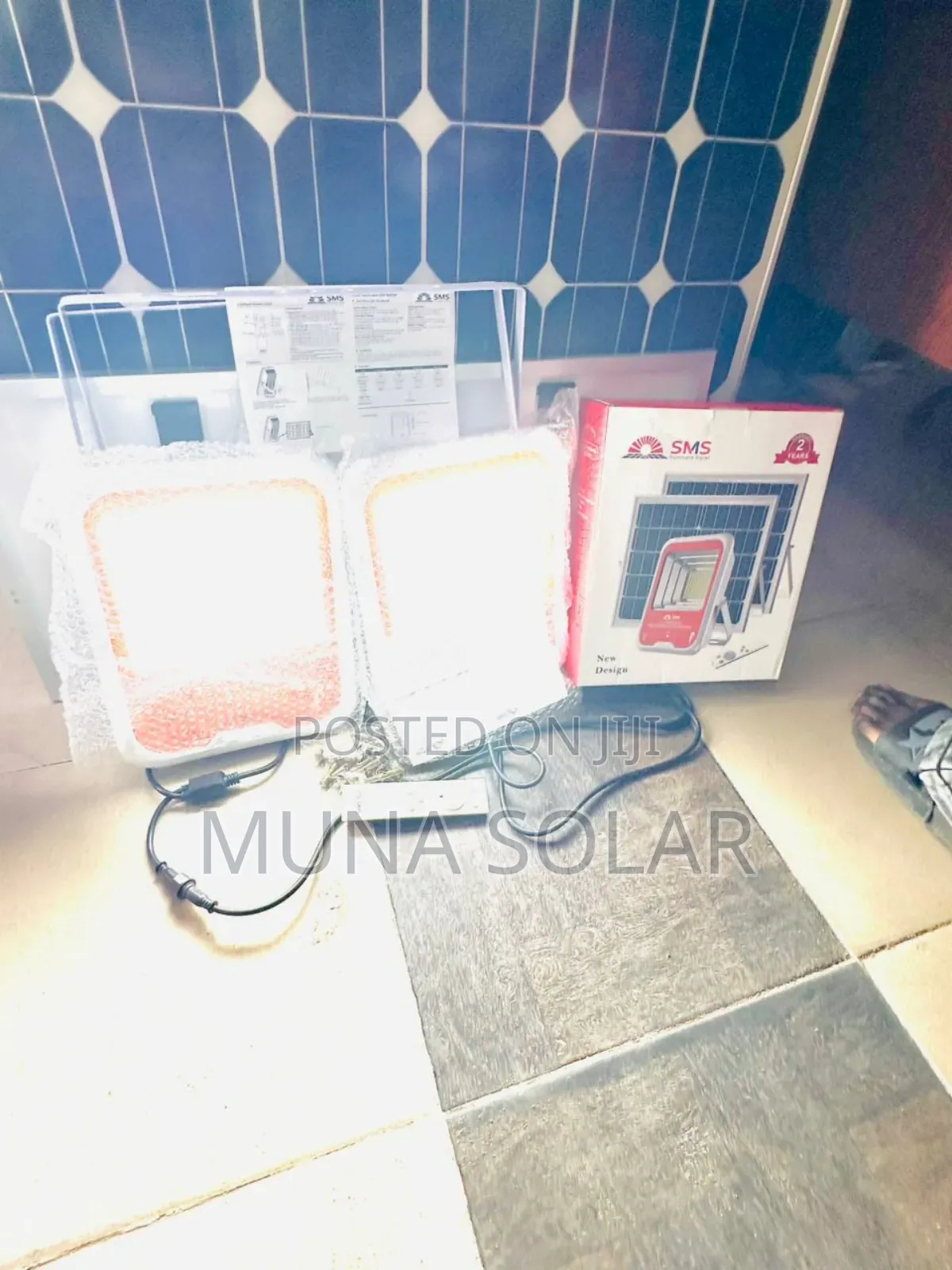 300w With 2 Panels Sms Flood Light
