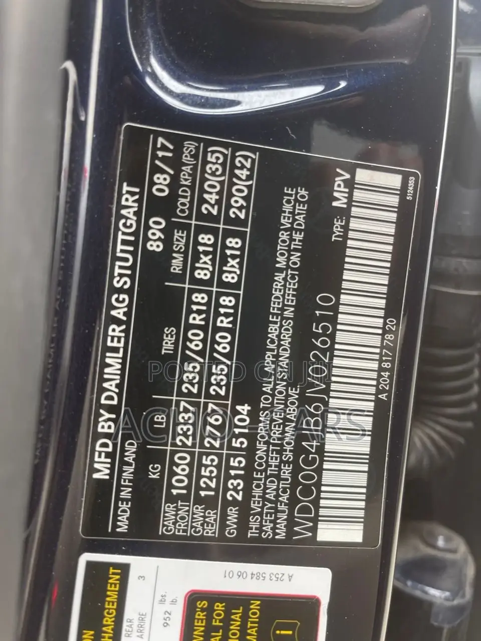 Mercedes-Benz GLC-Class 2018 Blue