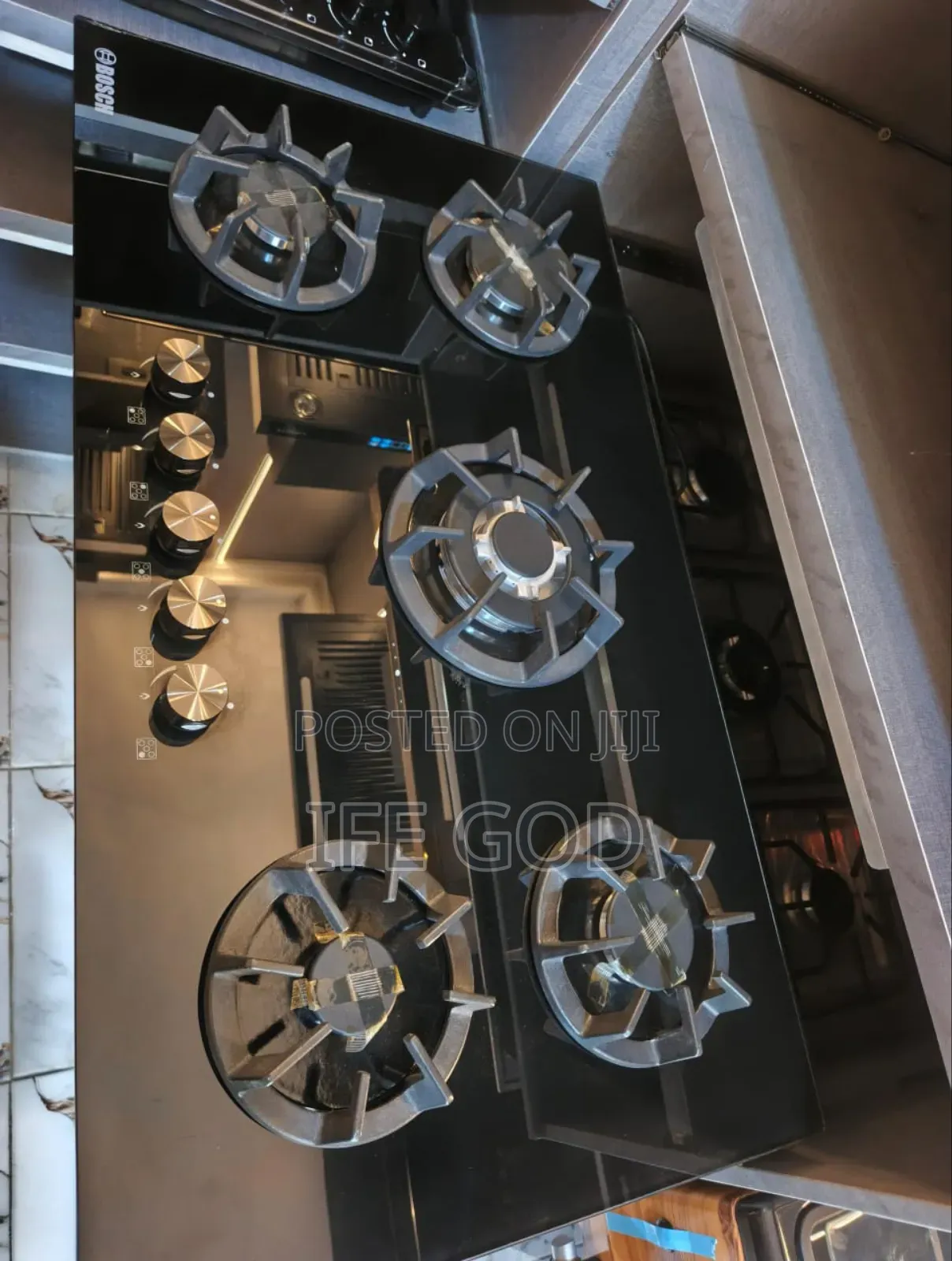 Original Bosch Inbuilt Luxury 5 Burners Gas Cooker Hob 60x90cm Copper