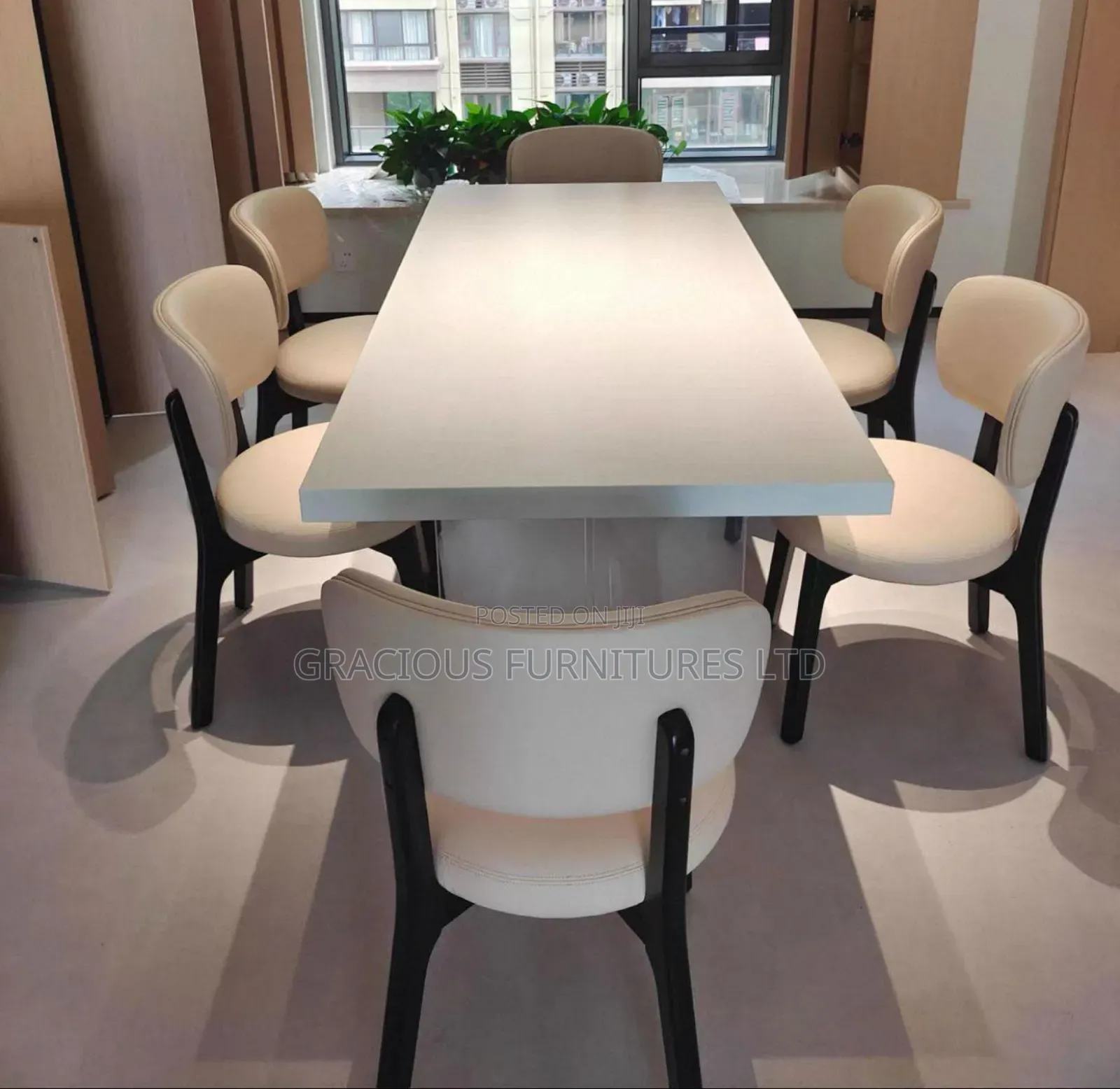 Exquisite Dining Table and Six Chairs