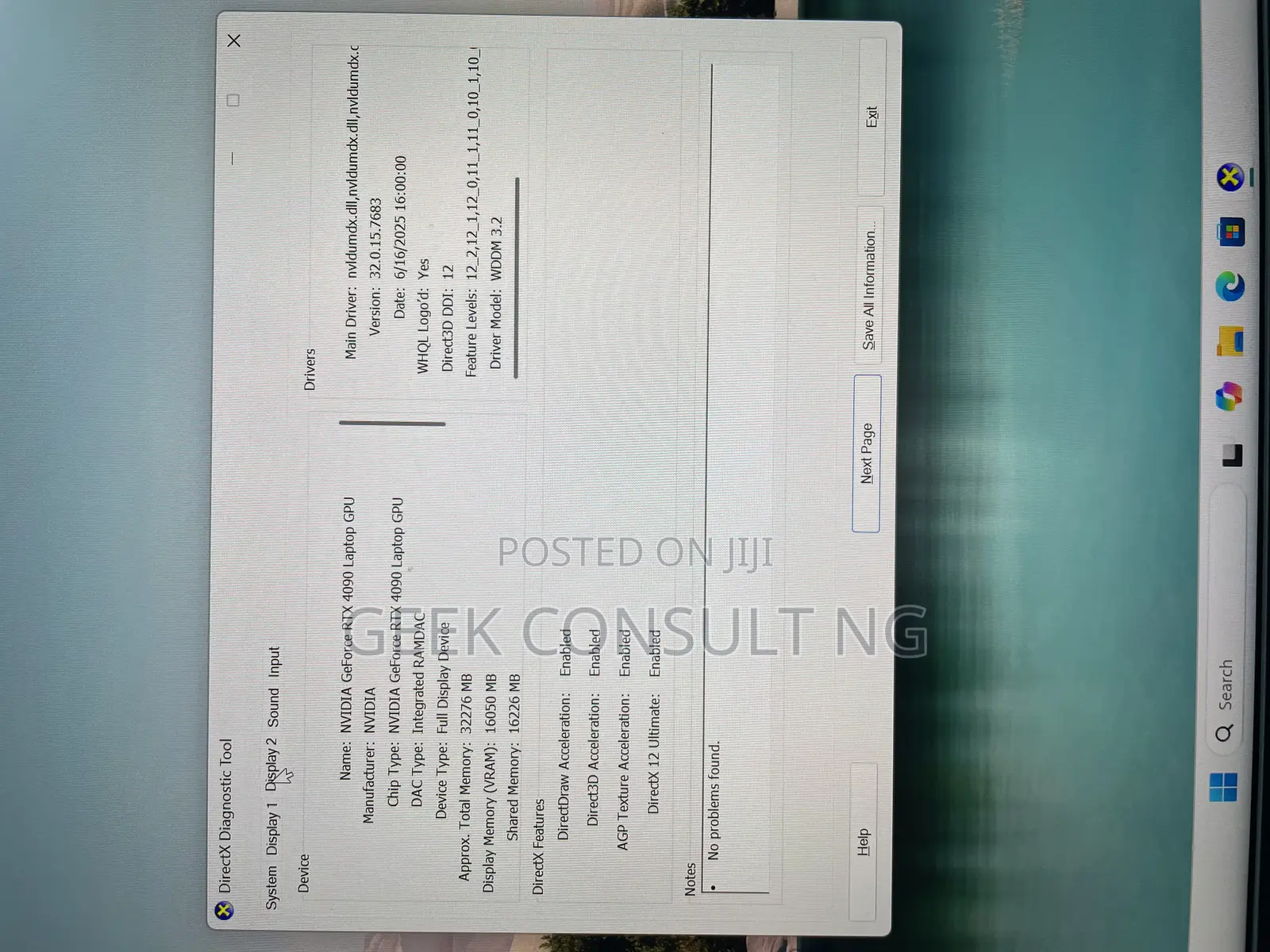 Laptop Dell Alienware X16 r1 32GB Intel Core i9 SSD 1T