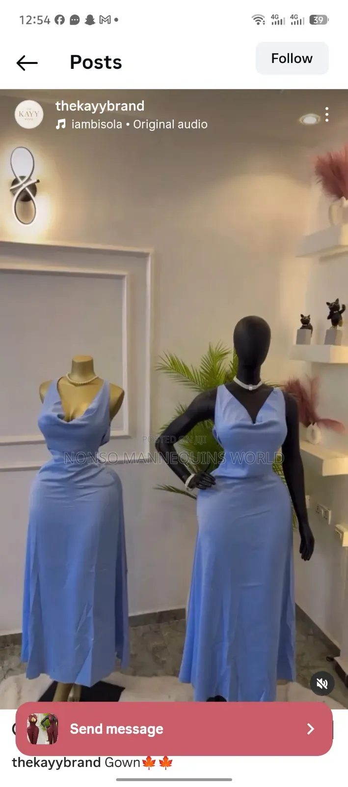 New Trending Bbl Complete And Half Gold, Black Mannequin