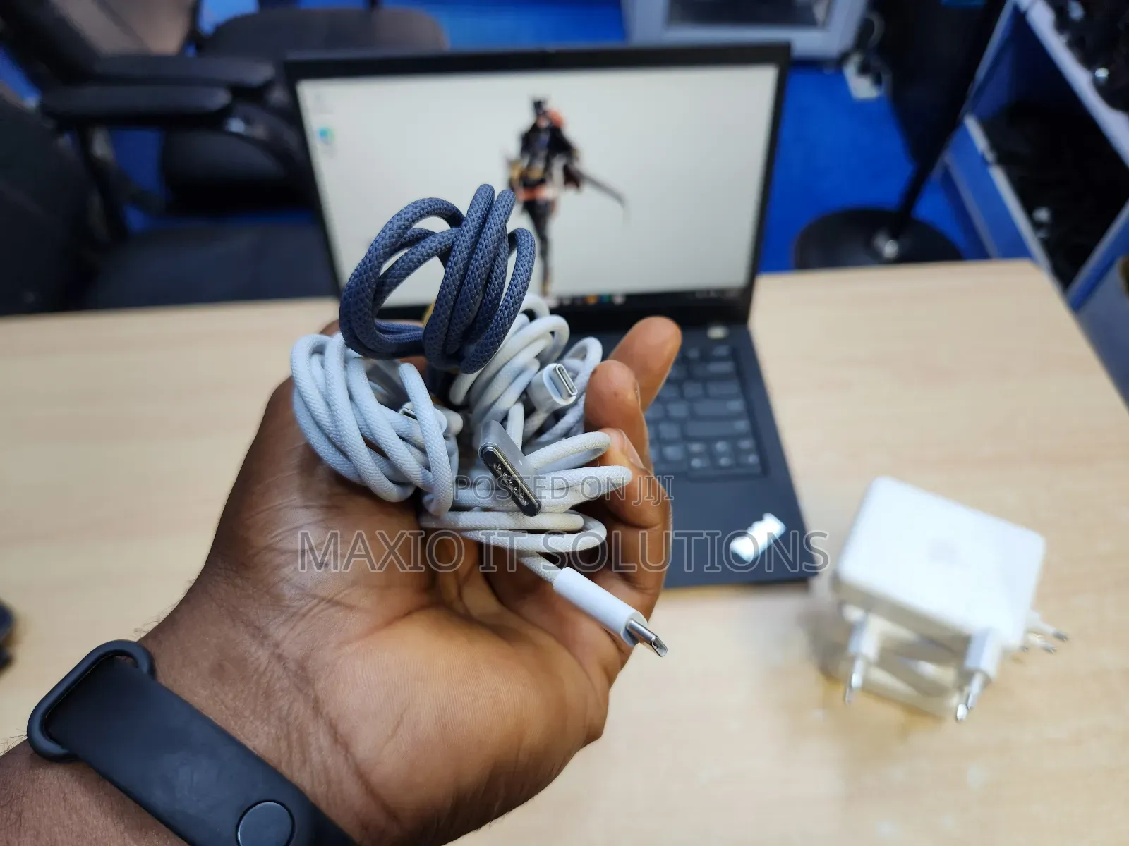 Original Apple Braided Usb C to Magsafe 3 Cable
