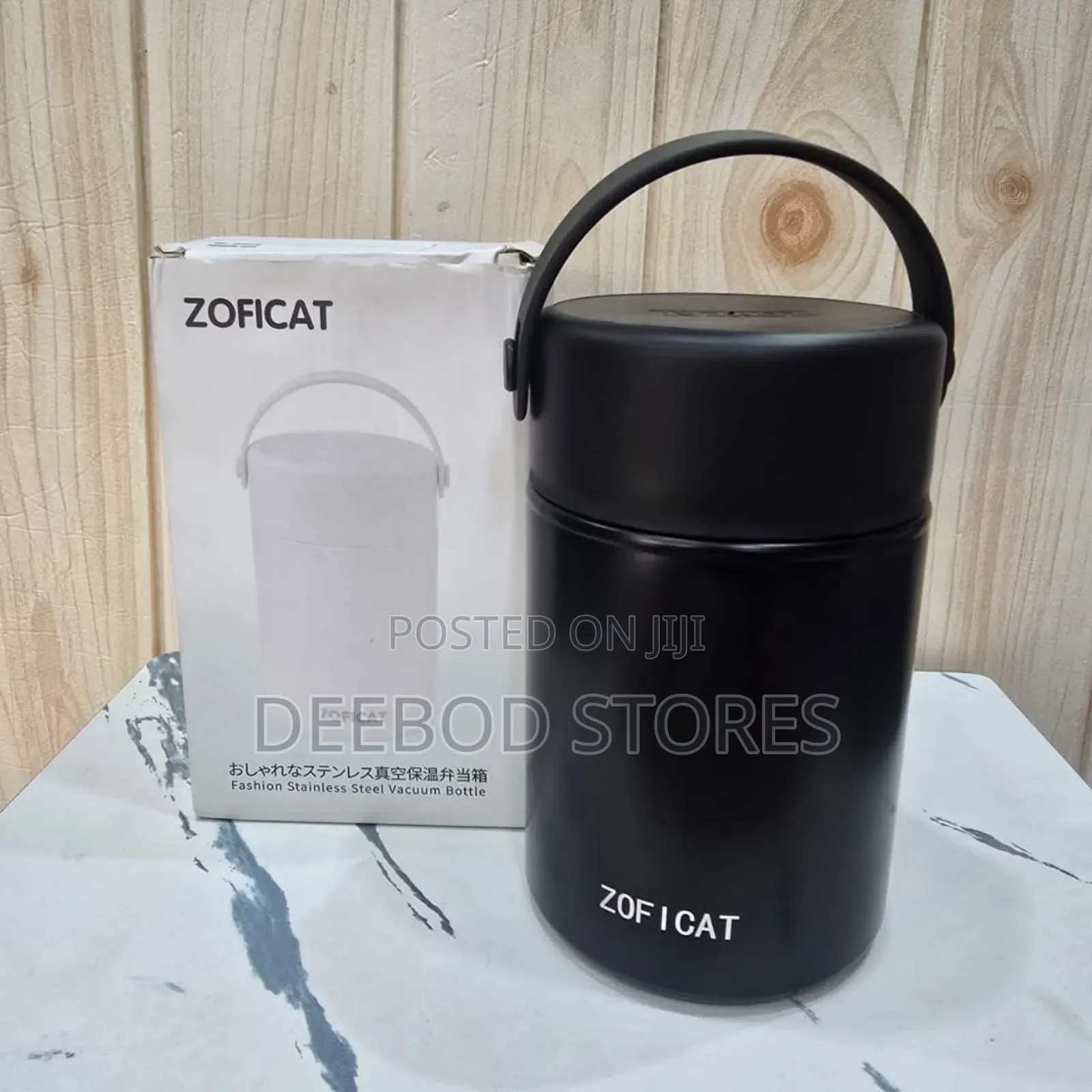 Zoficat Stainless Steel Vacuum Food Flask 1000ml