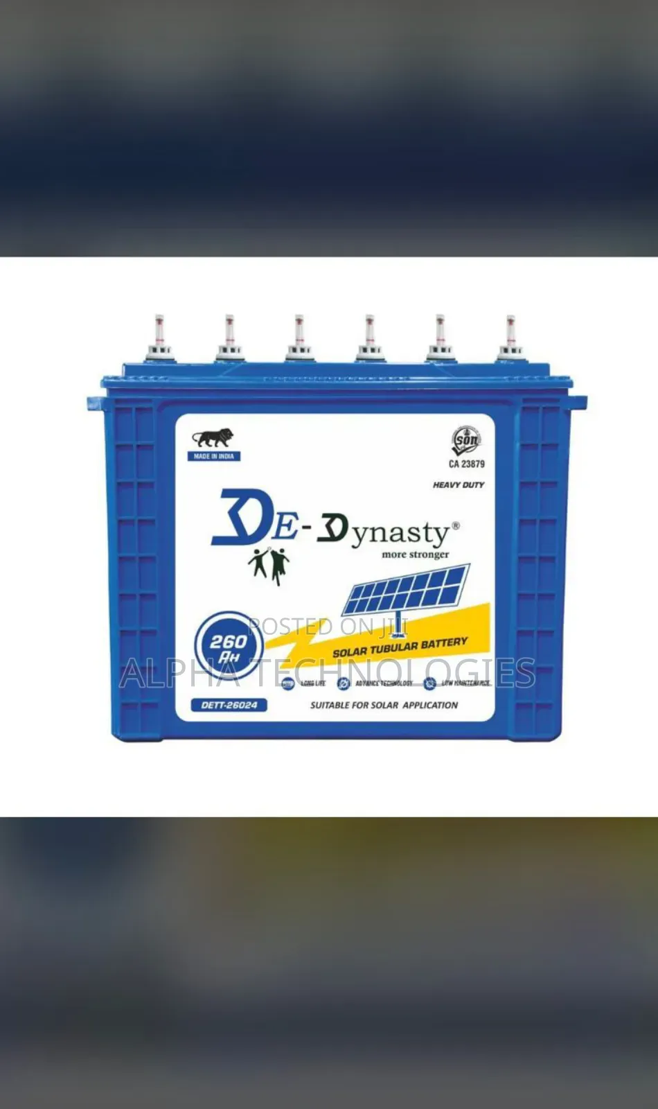 De Dynasty Tubular Battery