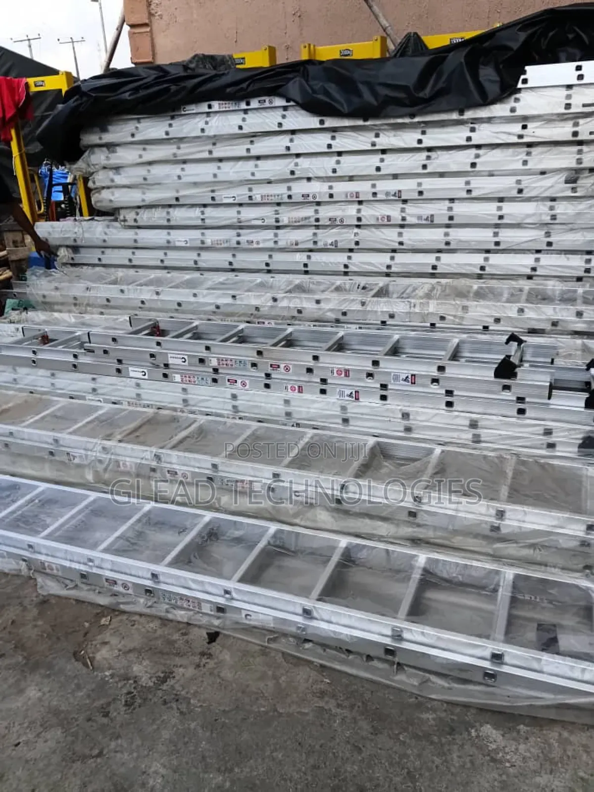 18 by 2 Aluminium Ladder