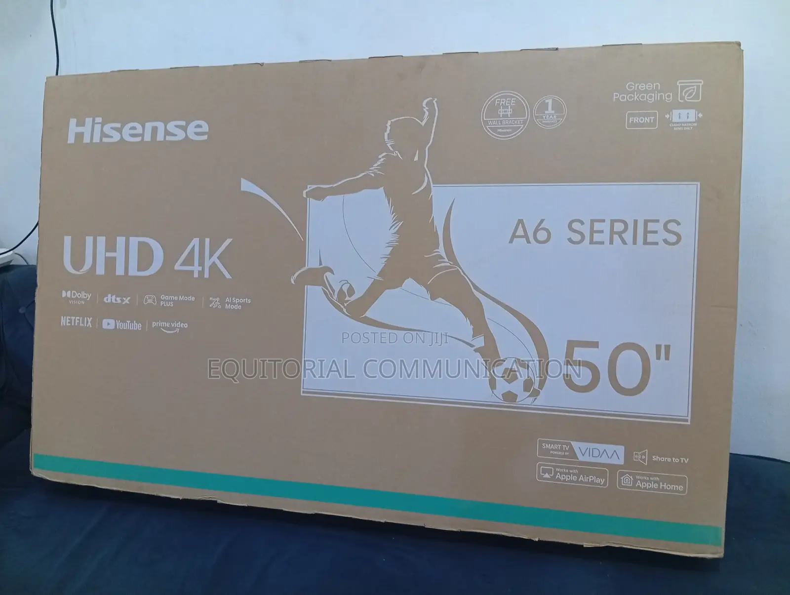Hisense A6 50-Inch Smart Tv With HDR Technology