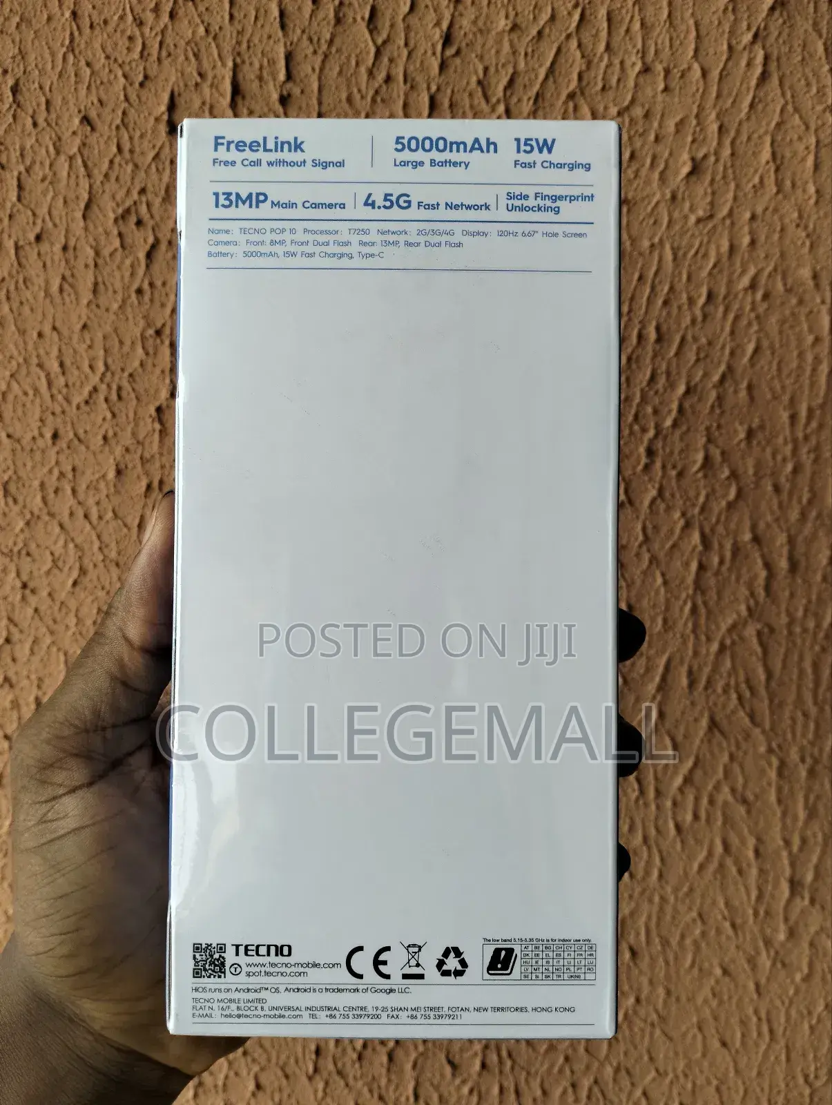 New Tecno Pop 10 128 GB Gray