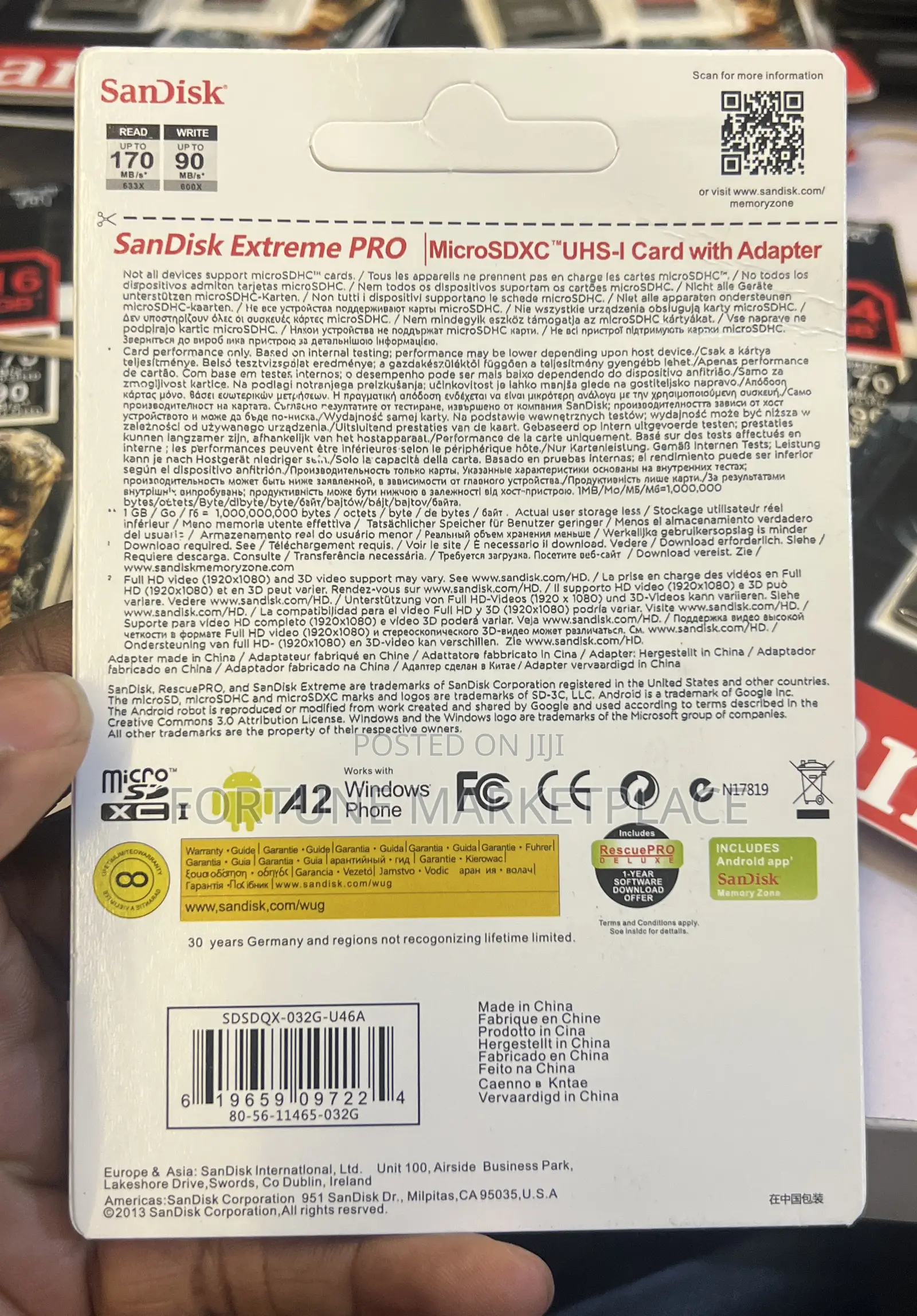 Scandisk Professional Memory Card