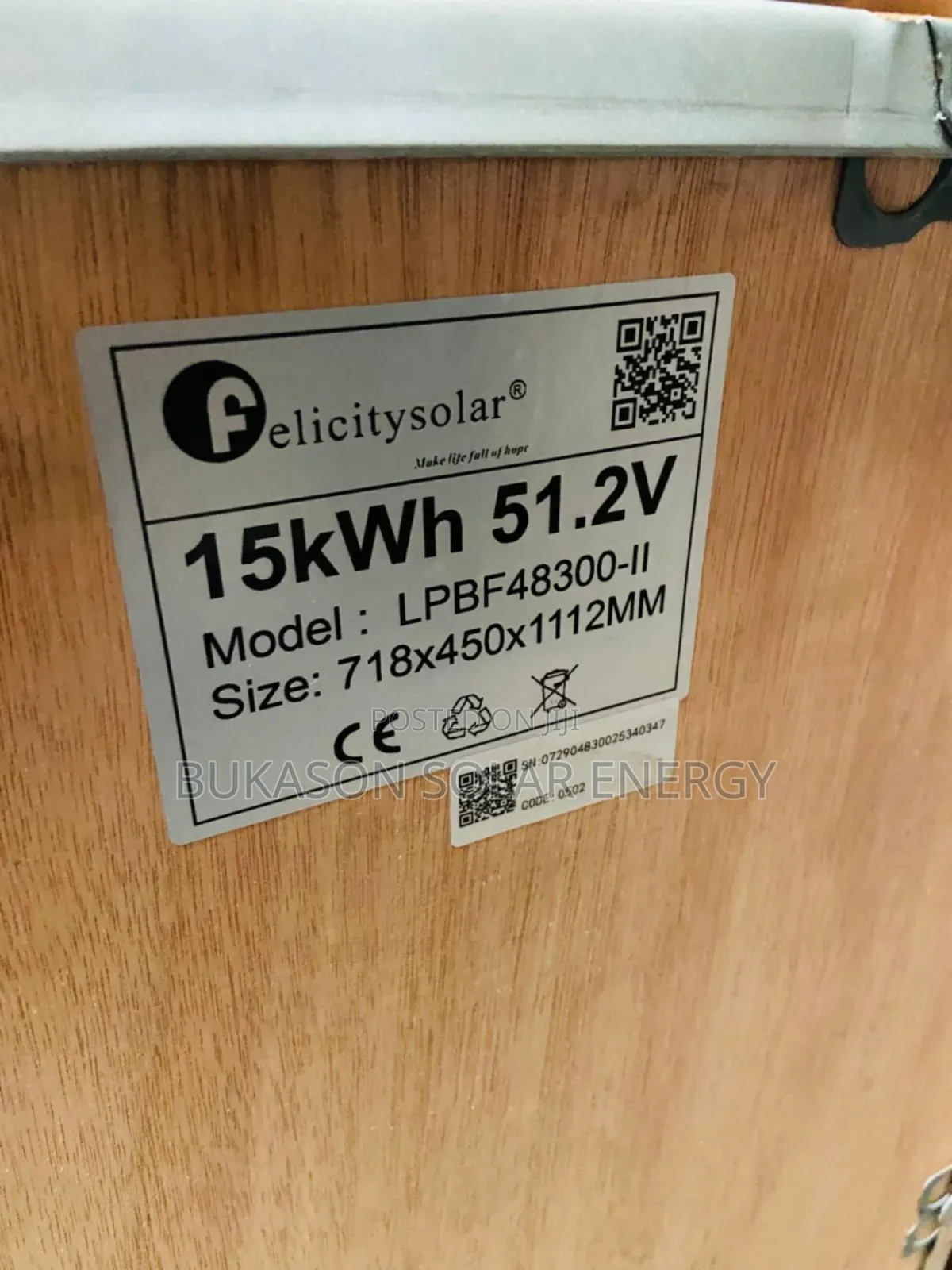 15kwh 48v Felicity Lithium Battery
