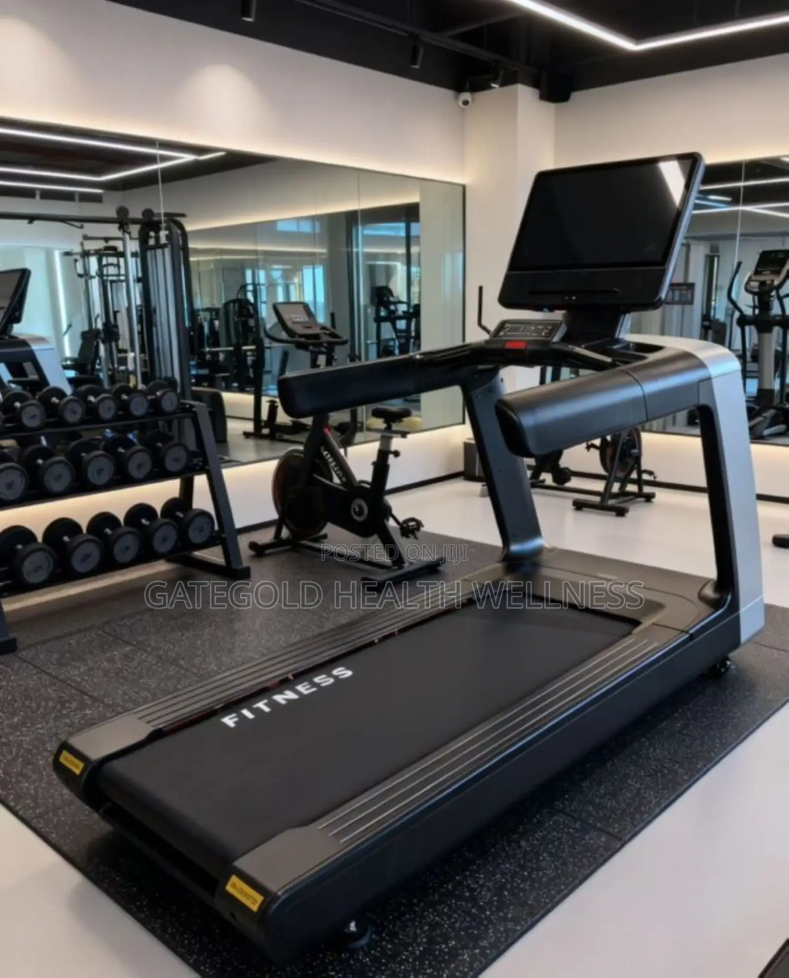 H7t Commercial Motorized Treadmill With Touchscreen and Speaker