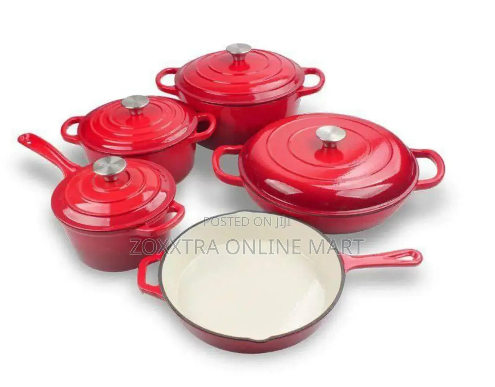 9pcs Cast Iron Cookware Set