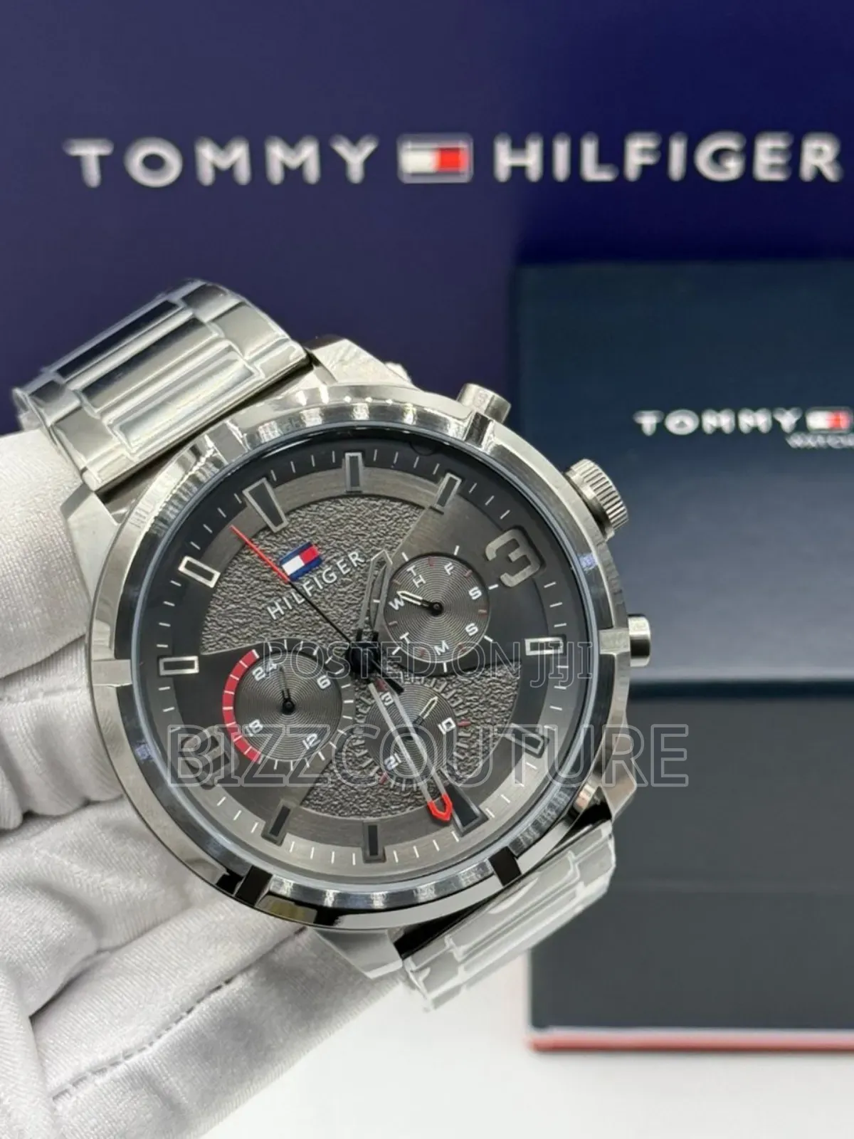 Original Tommy Hilfiger Silver Chain Available in Store