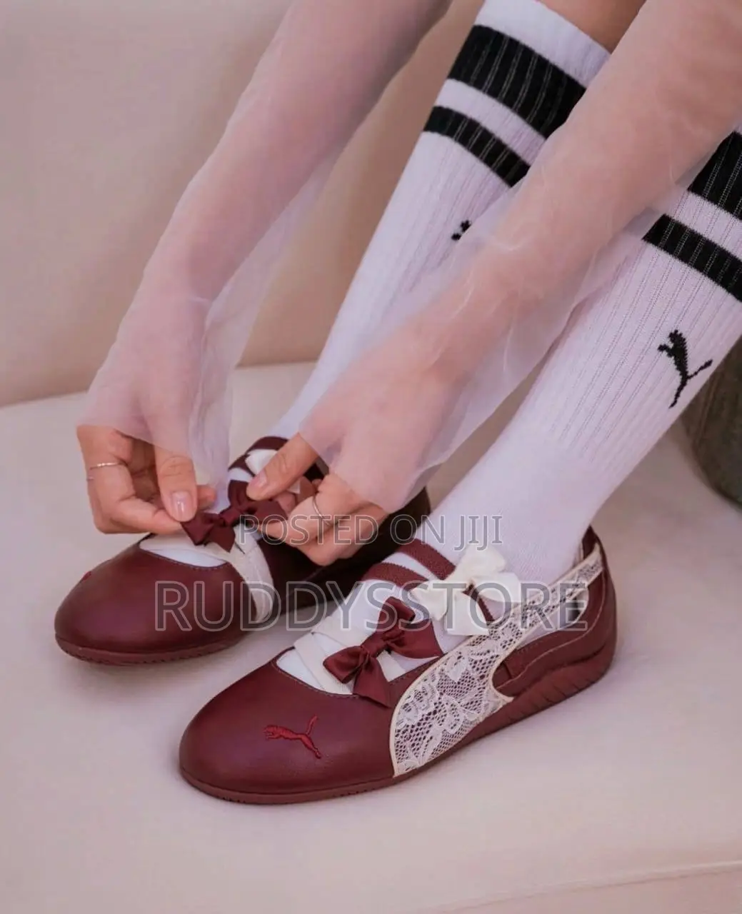 Lace Ballet Chic Sneakers- Stylish Comfortable Casual Shoes