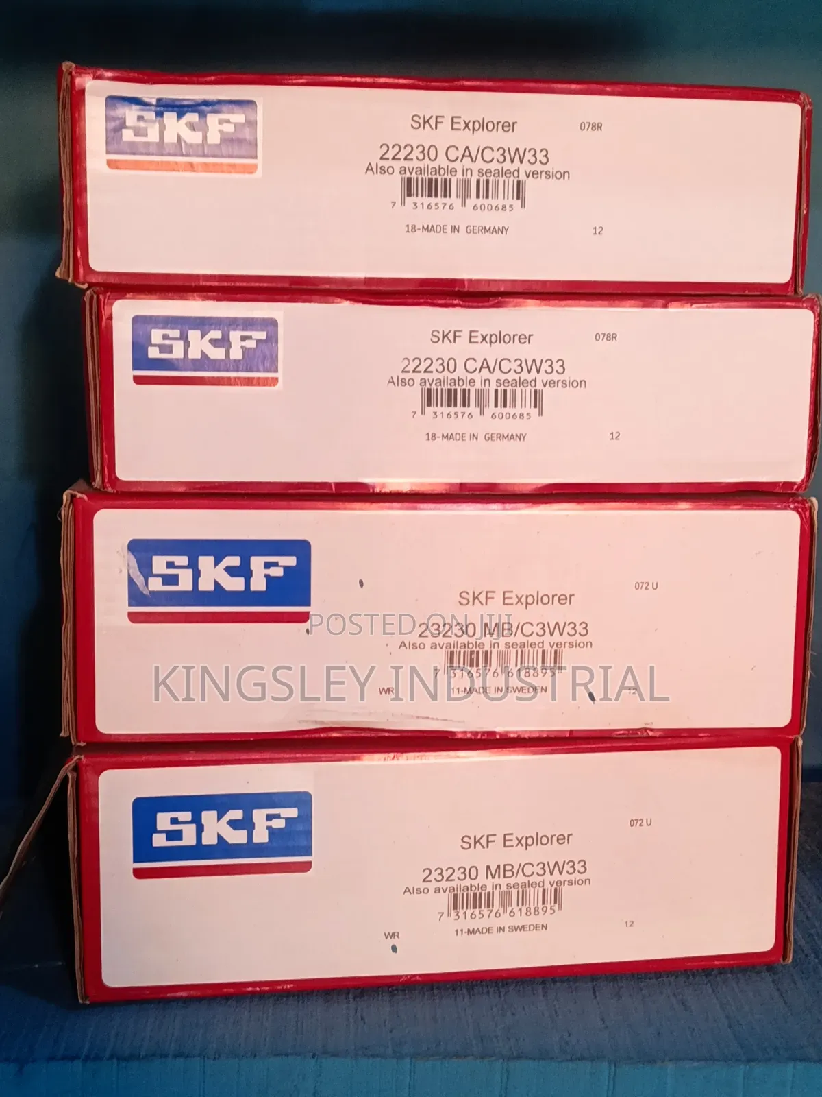 SKF Bearing 23230caw33/C3 and 22230caw33/C3