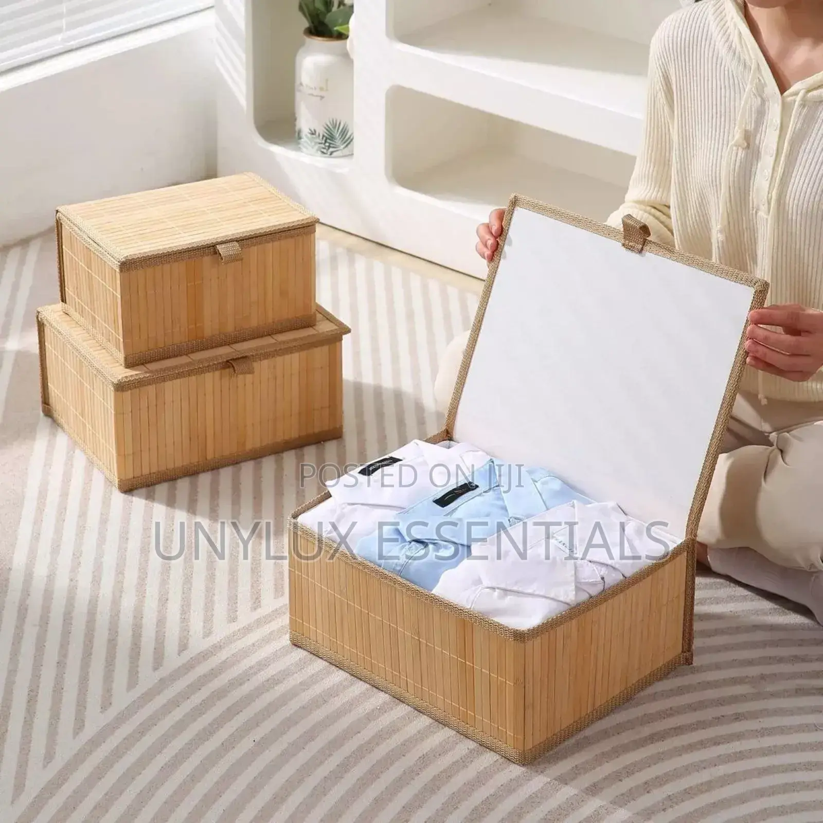 3in1 Bamboo Storage Set