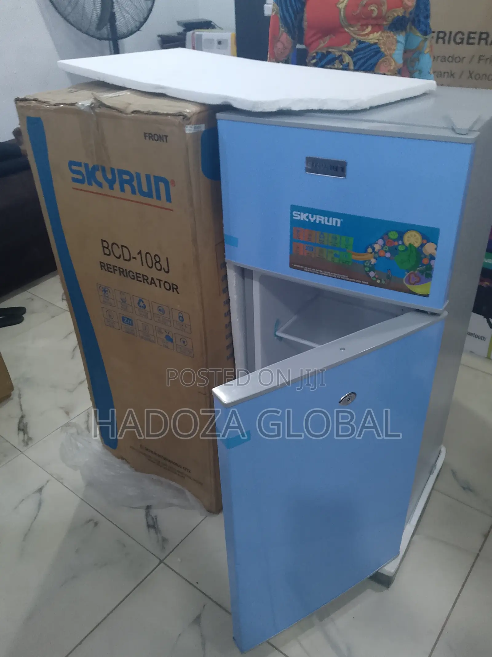 Skyrun Bcd-108j Two Door Household Fridge