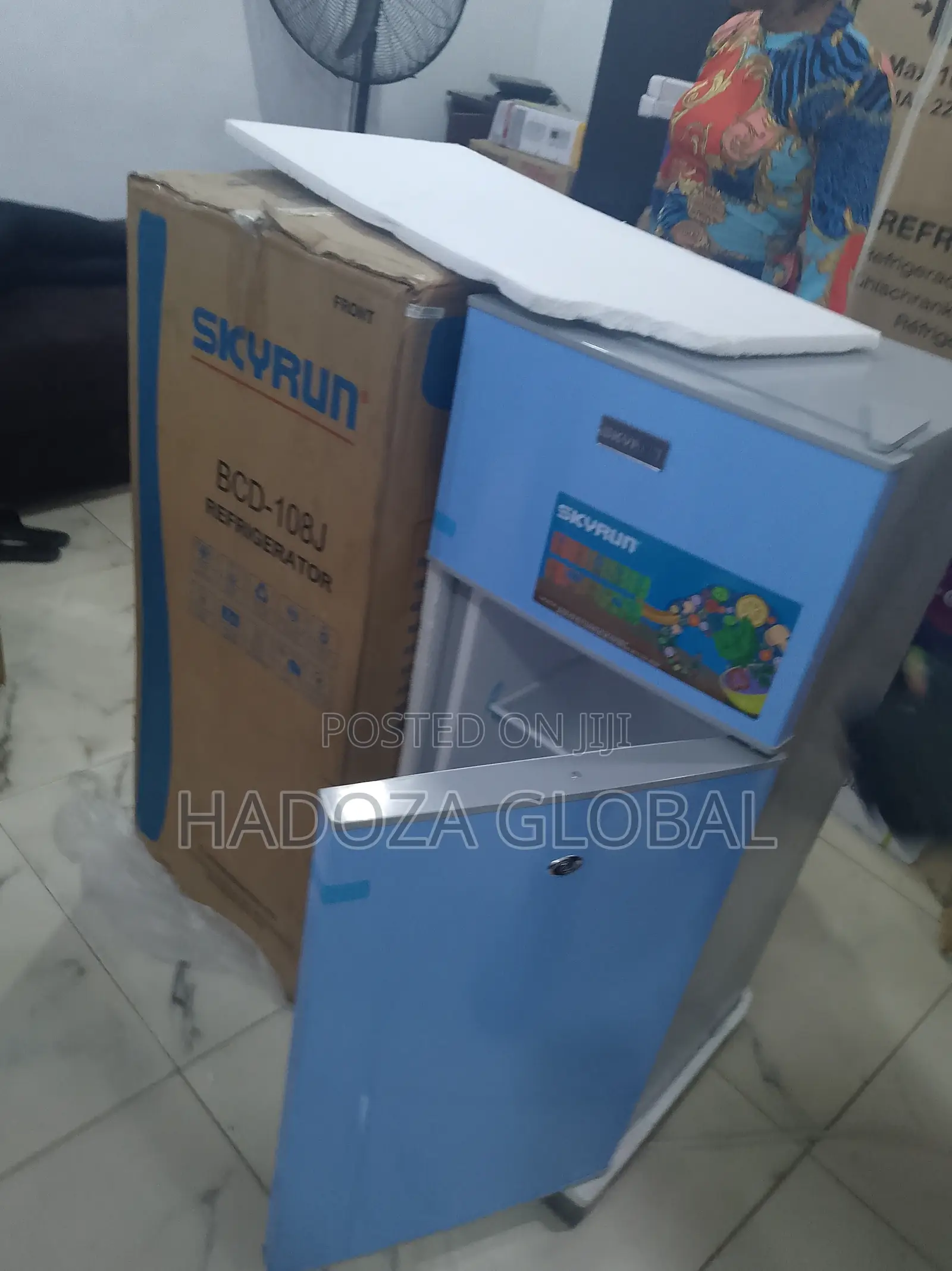 Skyrun Bcd-108j Double Door Food Storage Fridge
