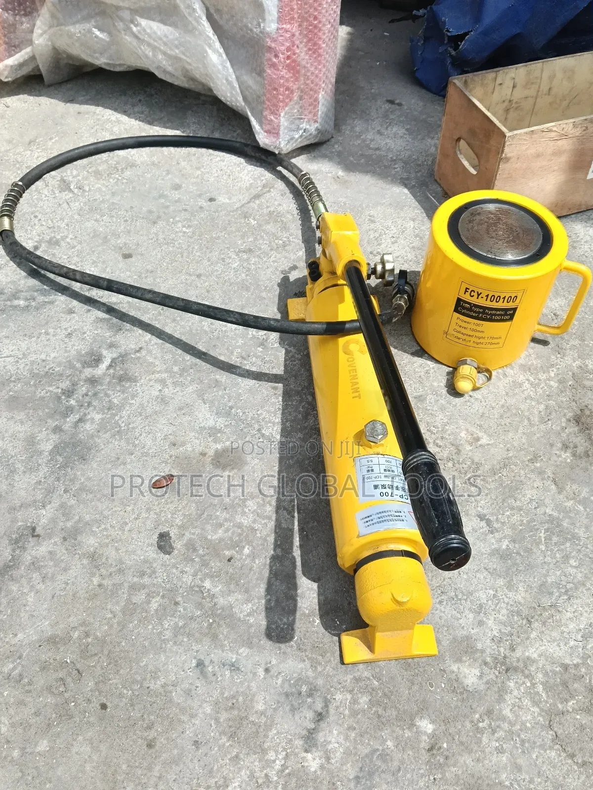 100ton Manual Hydraulic Cylinder Jack