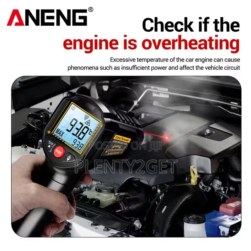 1pc Aneng Th202 Infrared Thermometer Hygrometer, Non-Contact Sensing