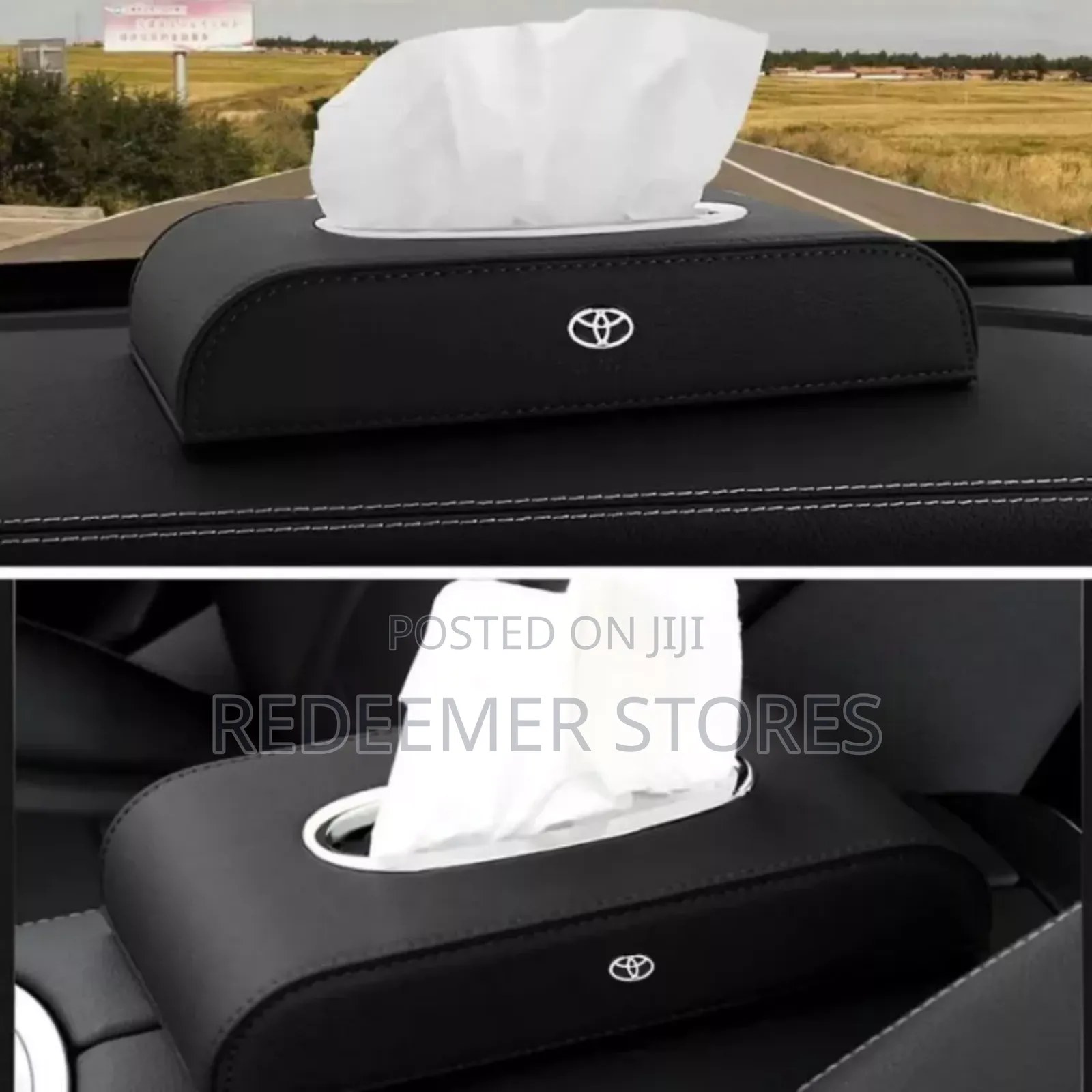 Toyota Logo High Quality Tissue Box