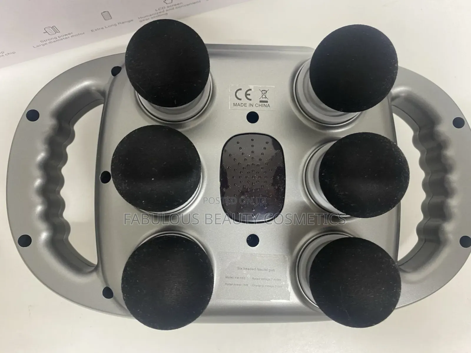 6 Head Massage Gun Deep Tissue Percussion Full Body Muscle Pain Relief