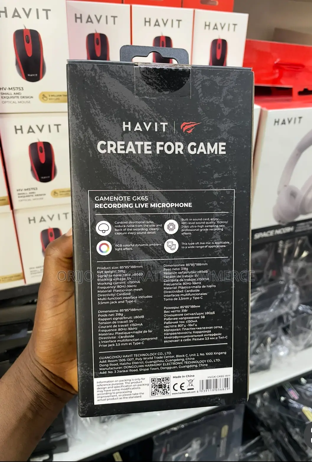 Gamenote Gk65 Recording Live Microphone