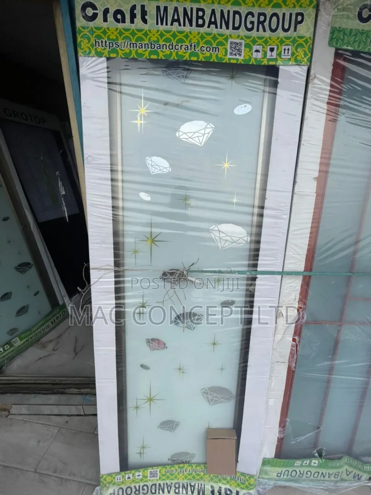 Toilet Door Glass