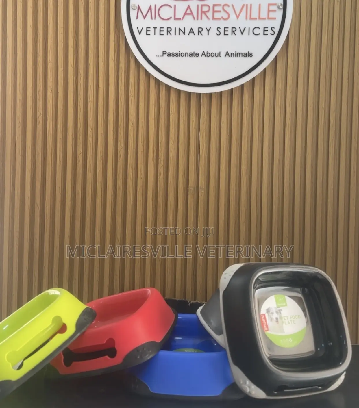 Single Pet Food Bowl – Strong Feeding Plate for Dogs Cats