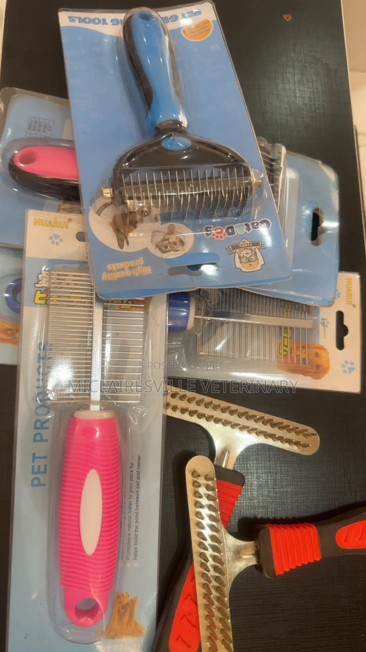 Pet Grooming Tools – Brush Care Set for Dogs and Cats