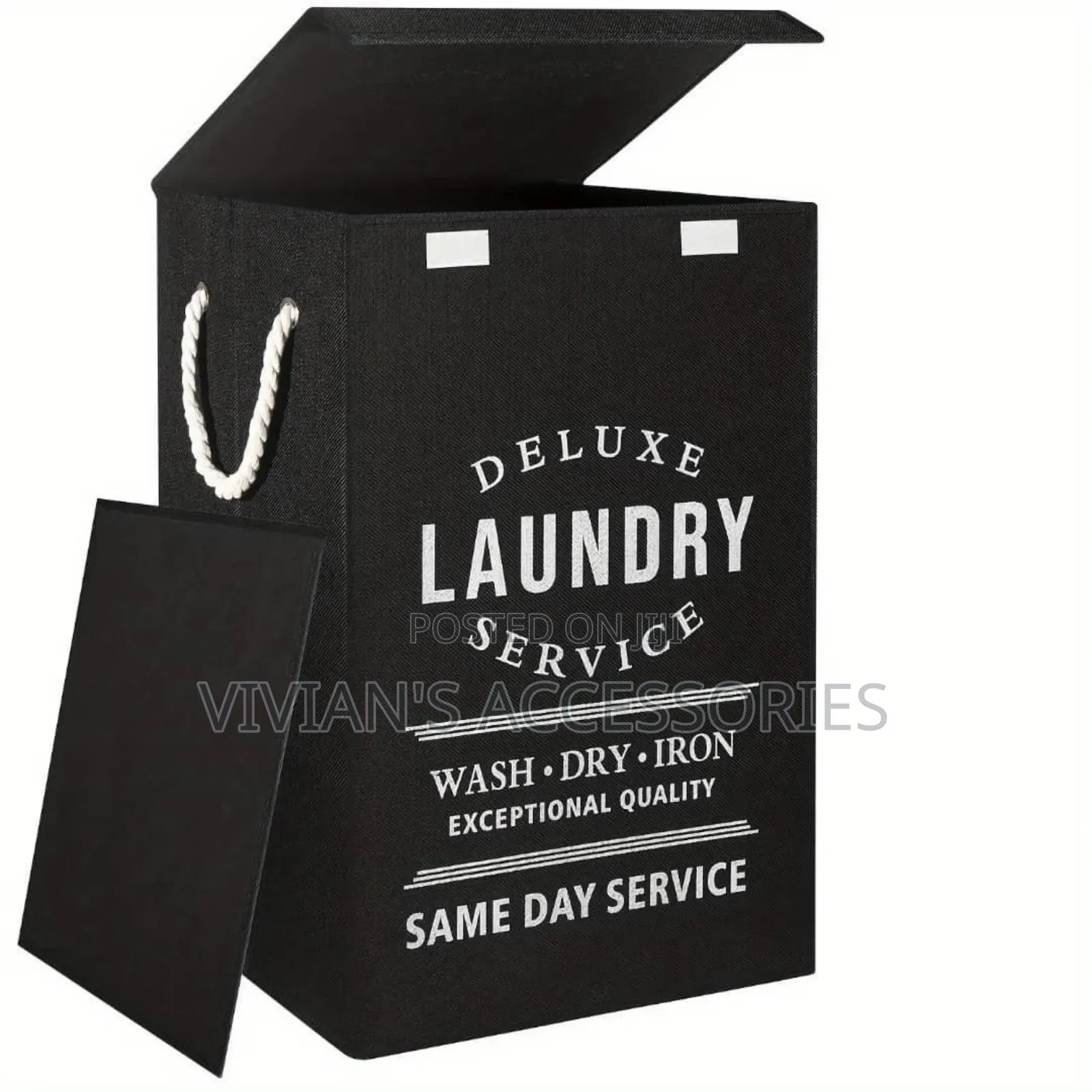 Foldable Extra Large Deluxe Laundry Storage Bag.