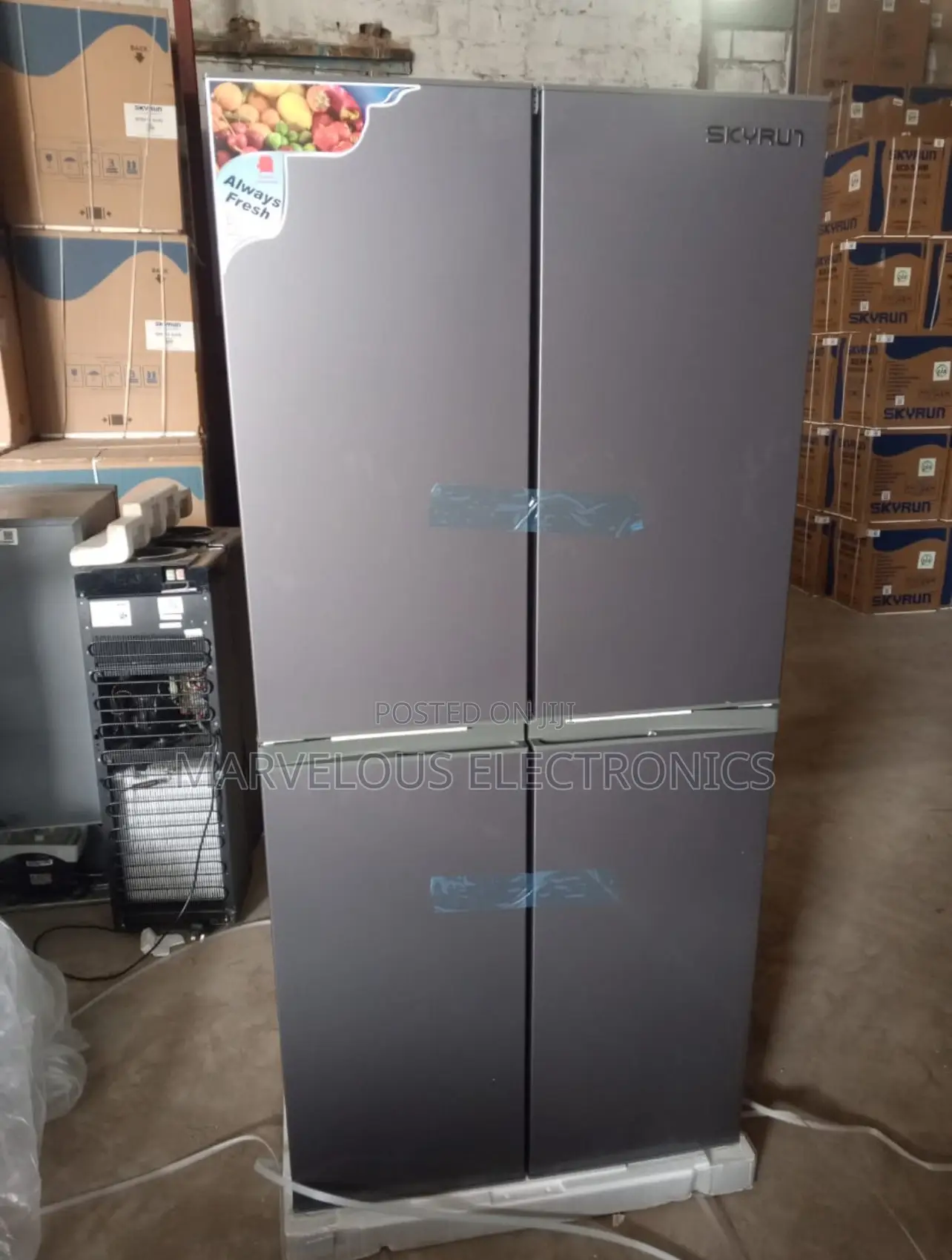 Brand New Skyrun Side by Side Refrigerator Full Copper Engine Warranty