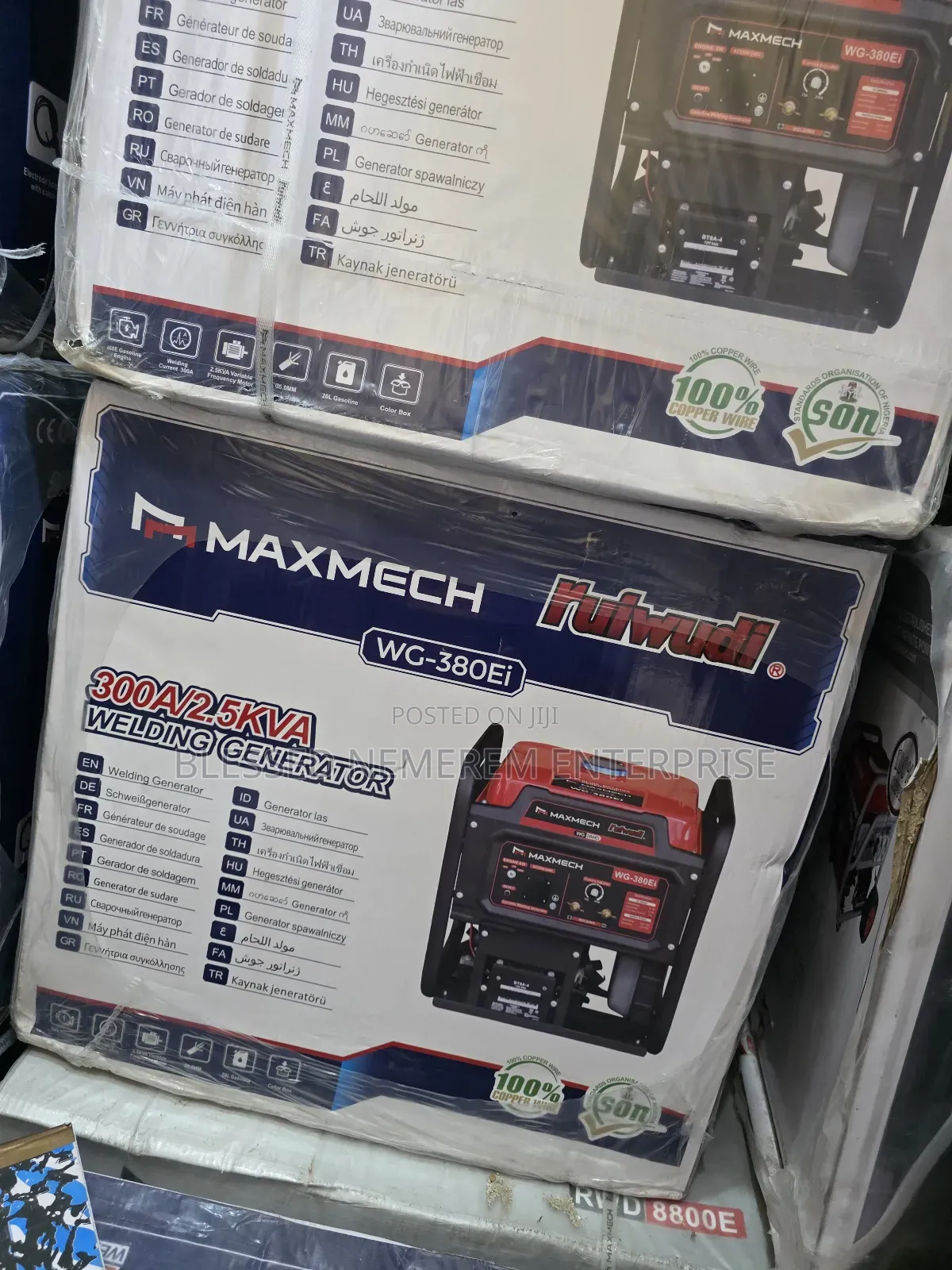 Maxmech Welding Machine Inverter Generator Wg-380ei