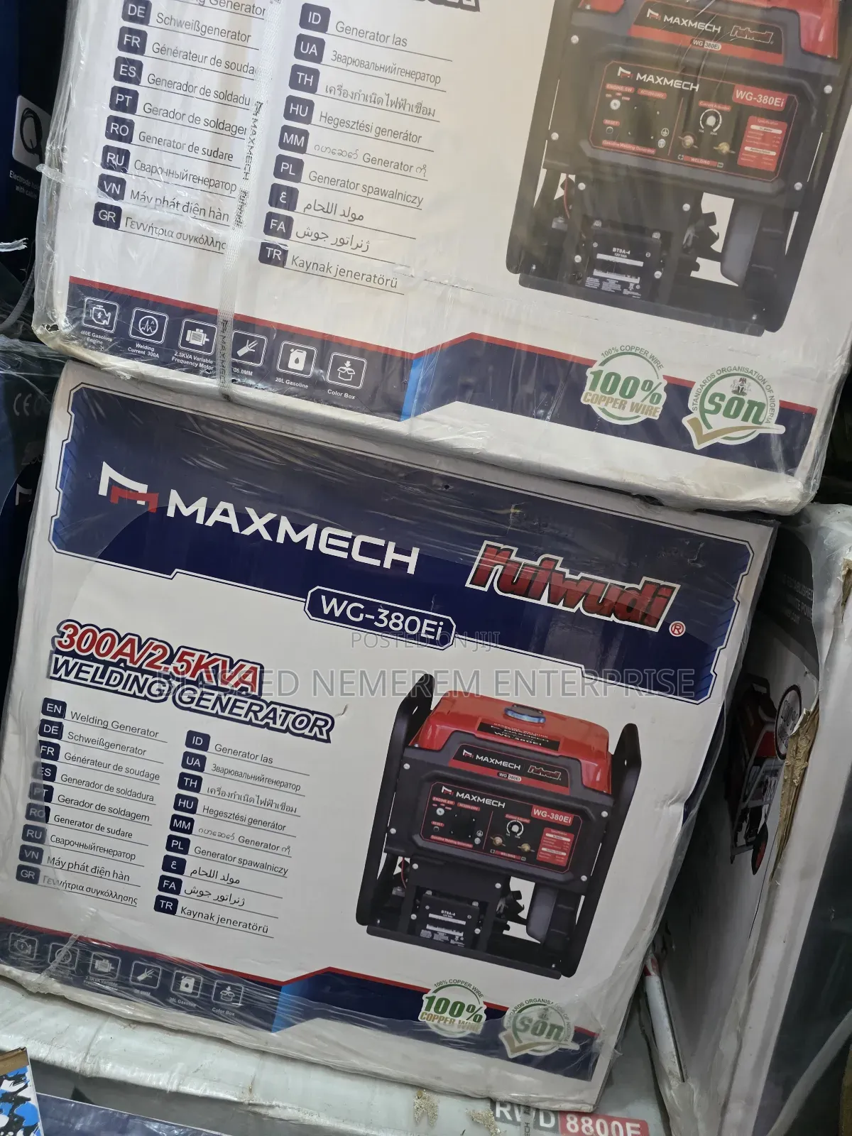 Maxmech Welding Machine Inverter Generator Wg-380ei