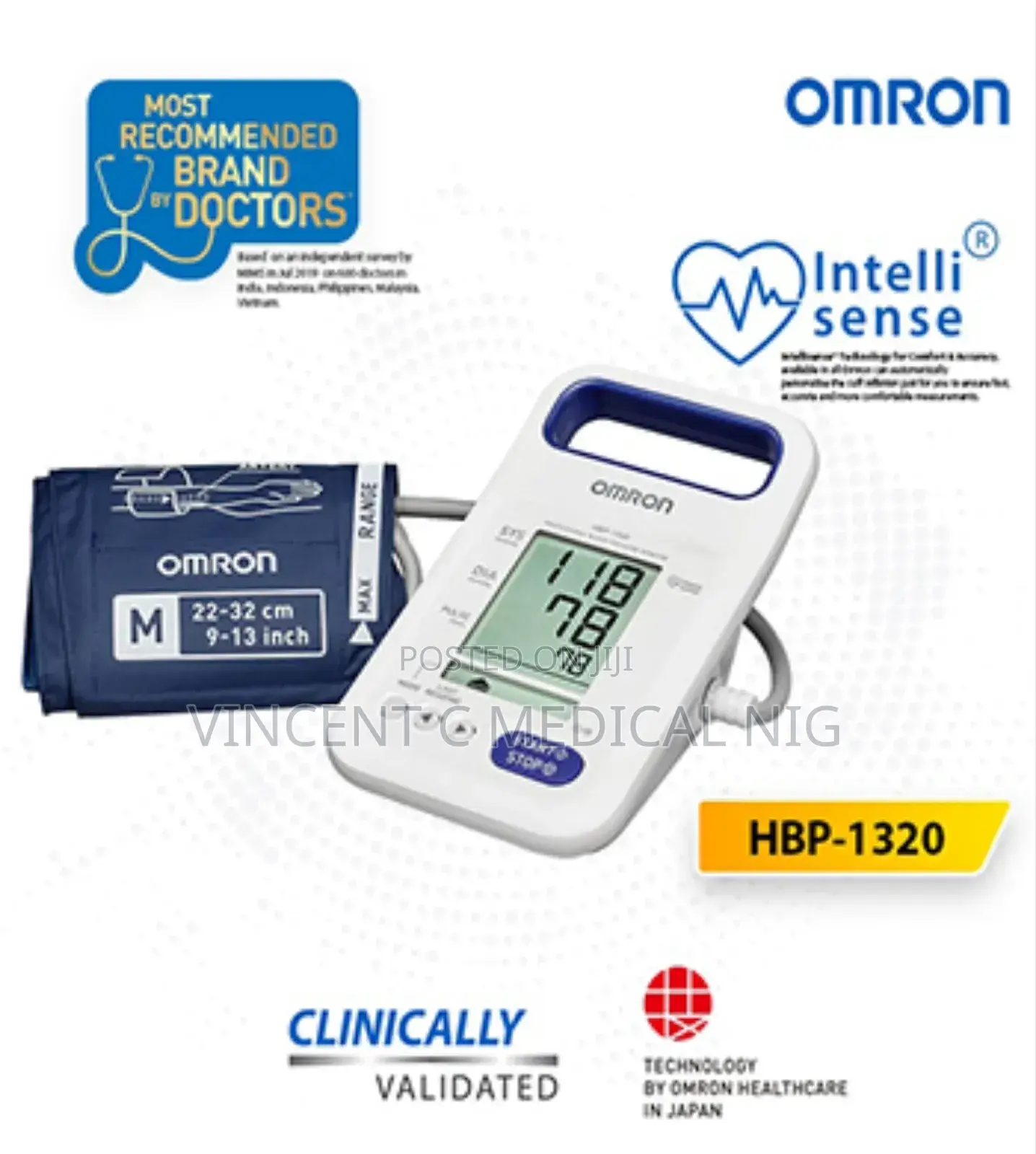 Omron HBP-1320 Professional Blood Pressure Monitor